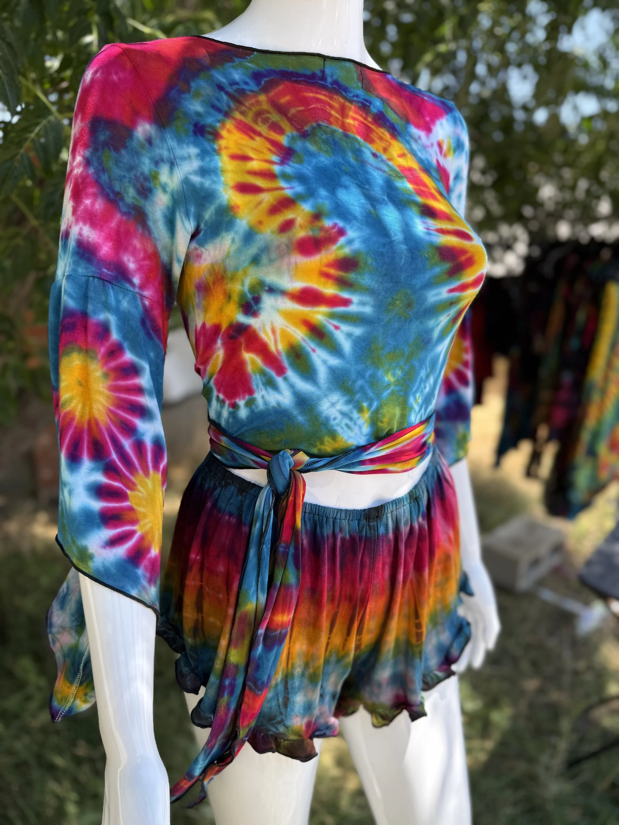 Kimono Sleeve Top & Flutter Shorts Set 11.jpg