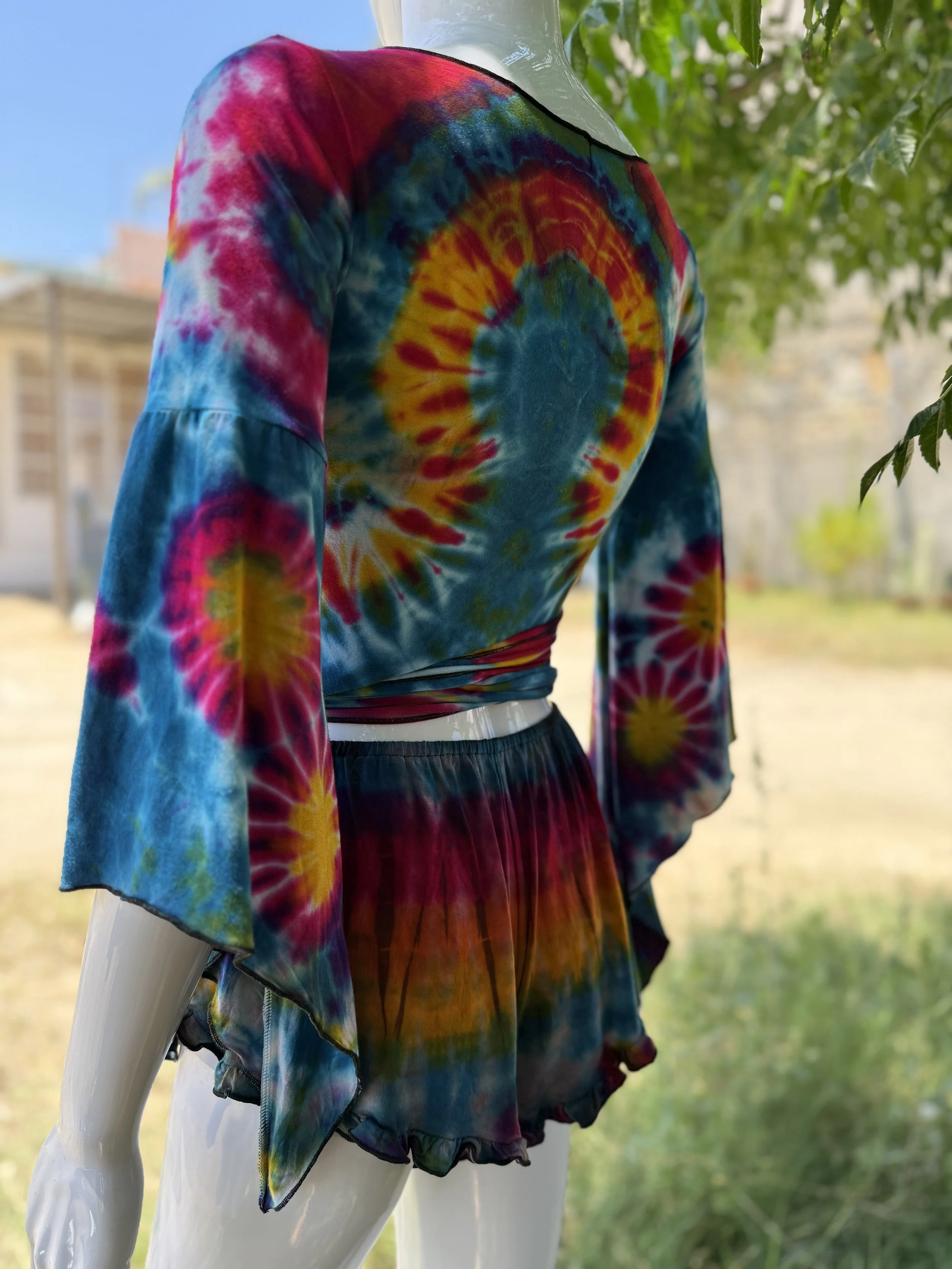 Kimono Sleeve Top & Flutter Shorts Set 5.jpg