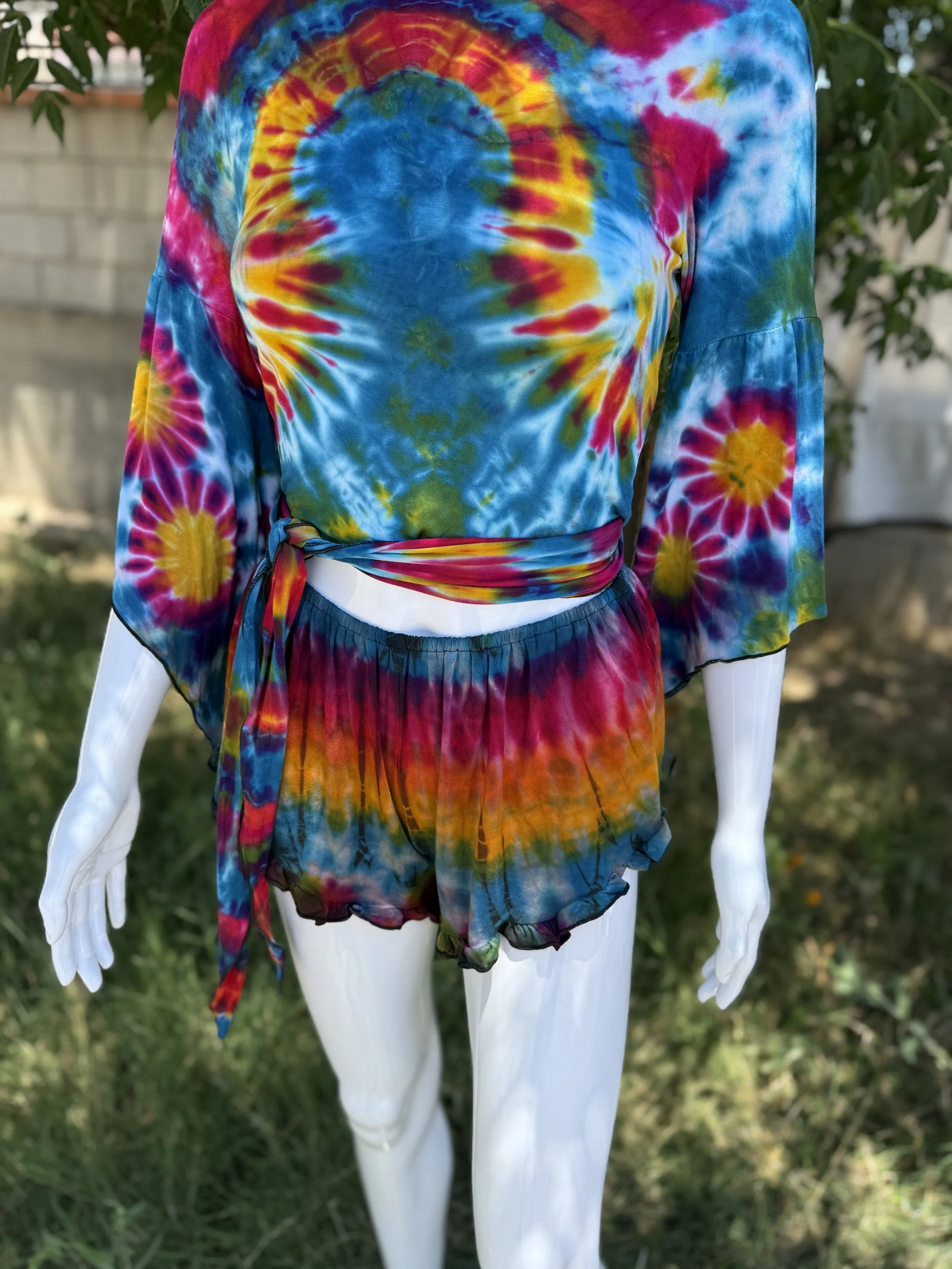 Kimono Sleeve Top & Flutter Shorts Set 10.jpg