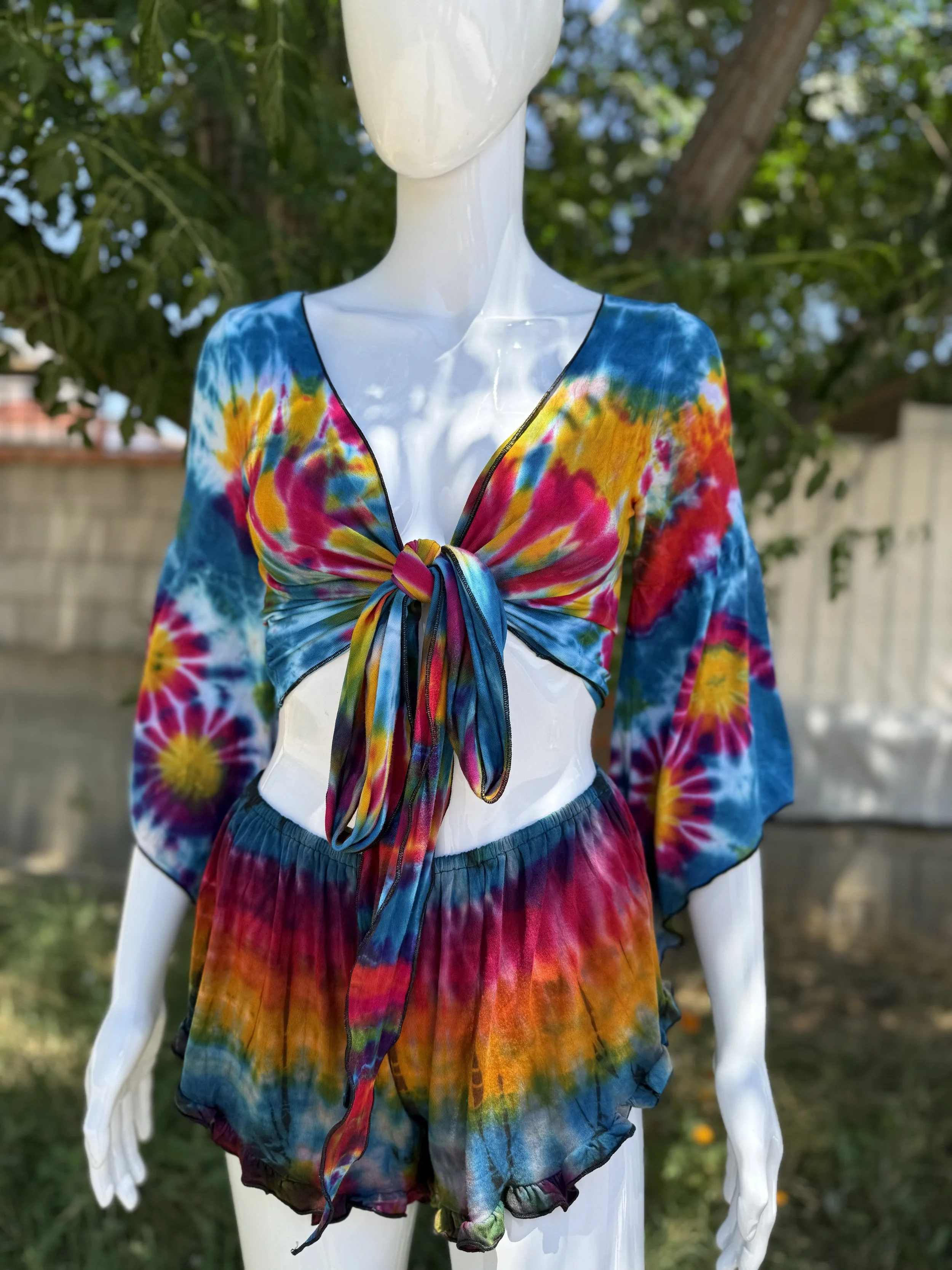 Kimono Sleeve Top & Flutter Shorts Set 6.jpg