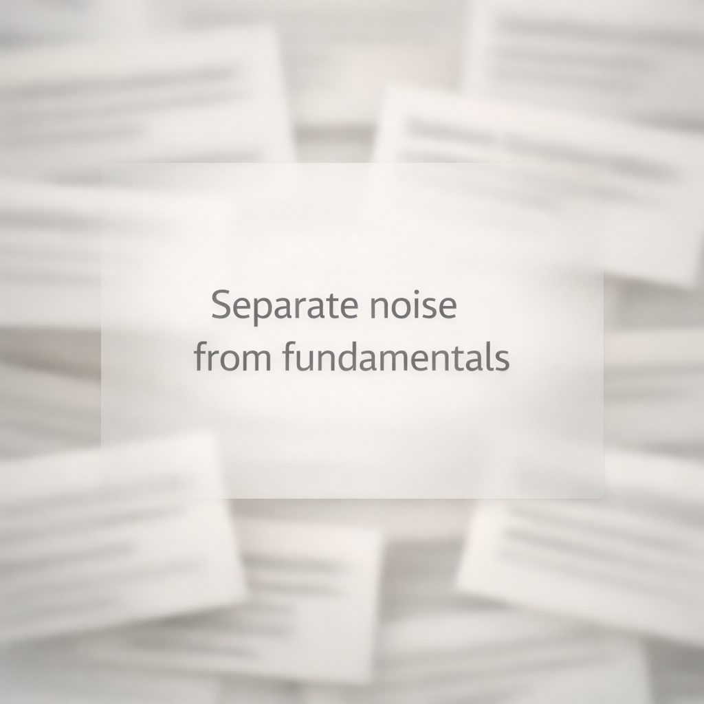 Thinking Differently About the Recent Headlines