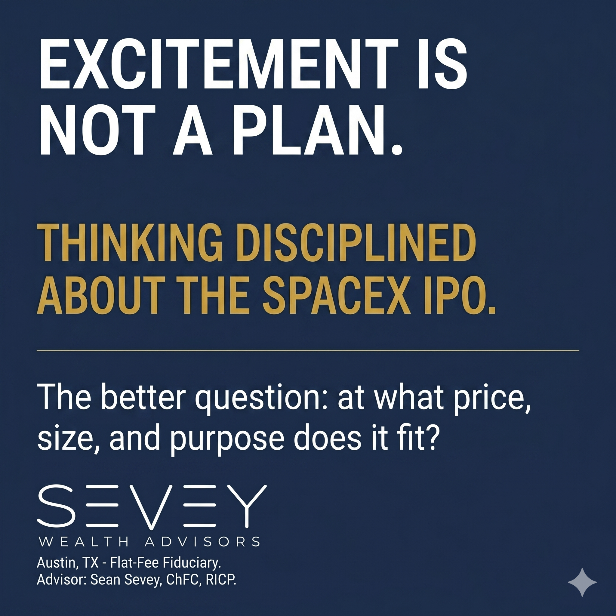 SpaceX IPO: Excitement Is Not a Plan