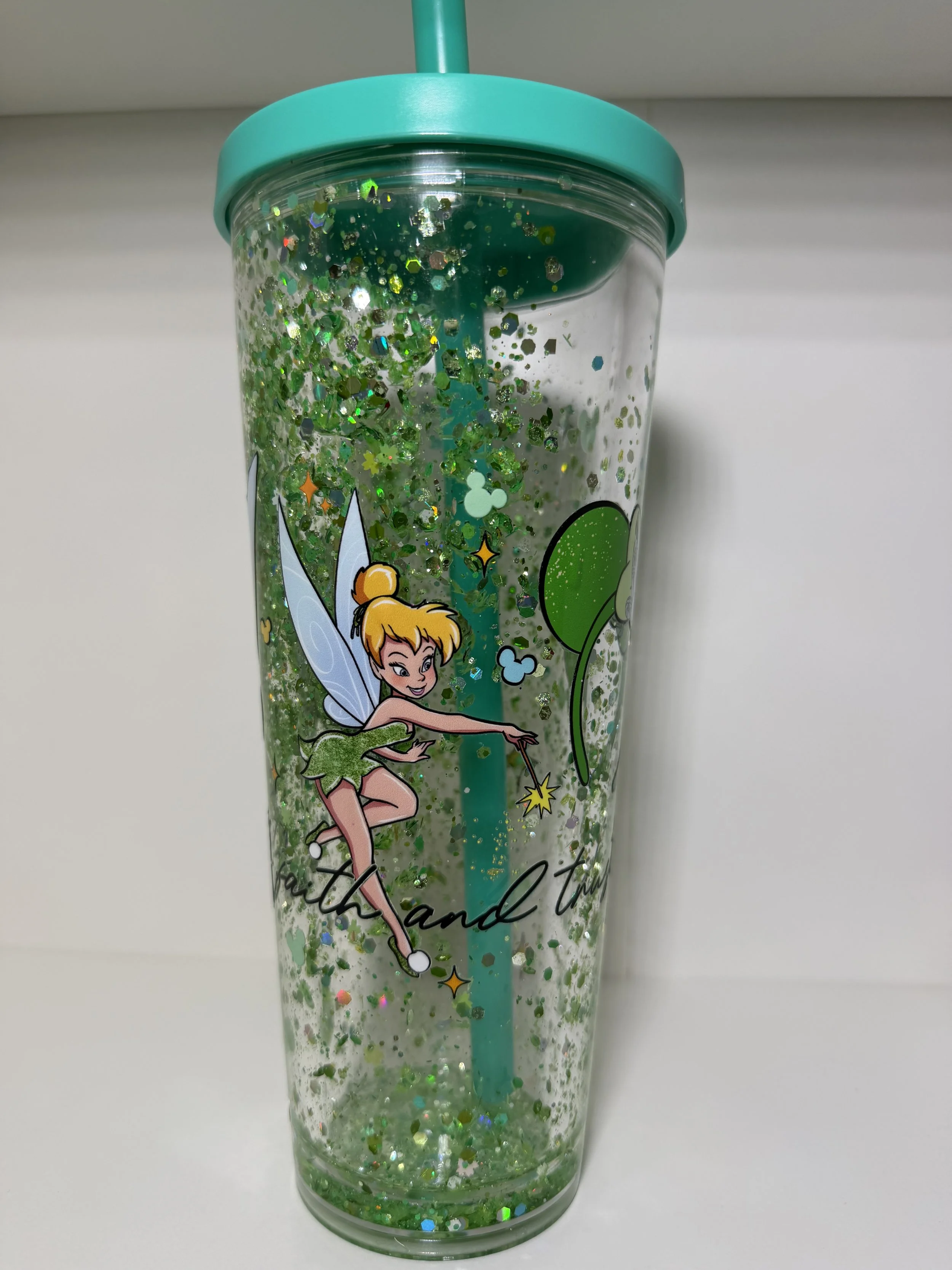 tinkerbell big sip waterfall glitter