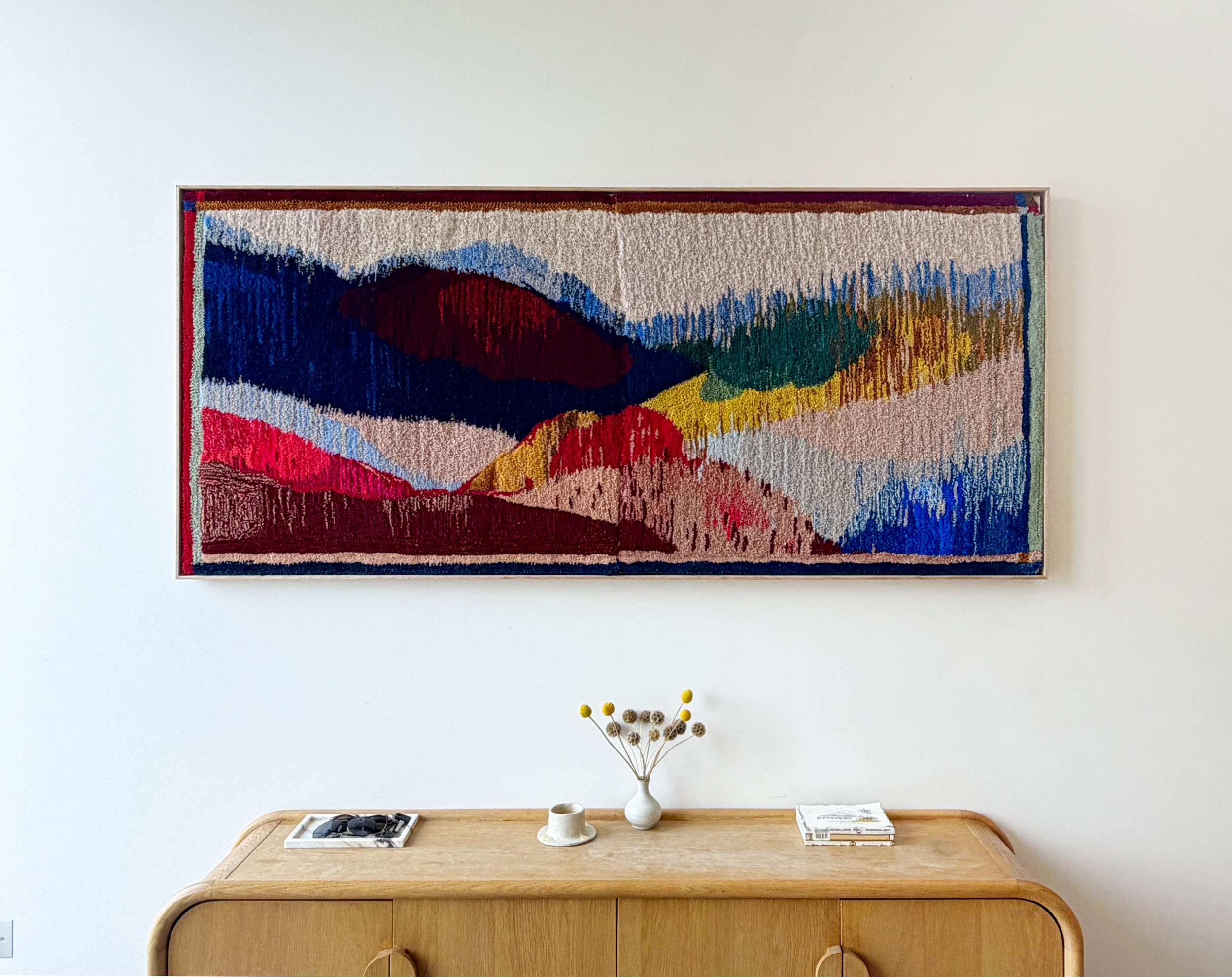 St James, 2025 - Deadstock & Upcycled NZ Wool on Monks Cloth