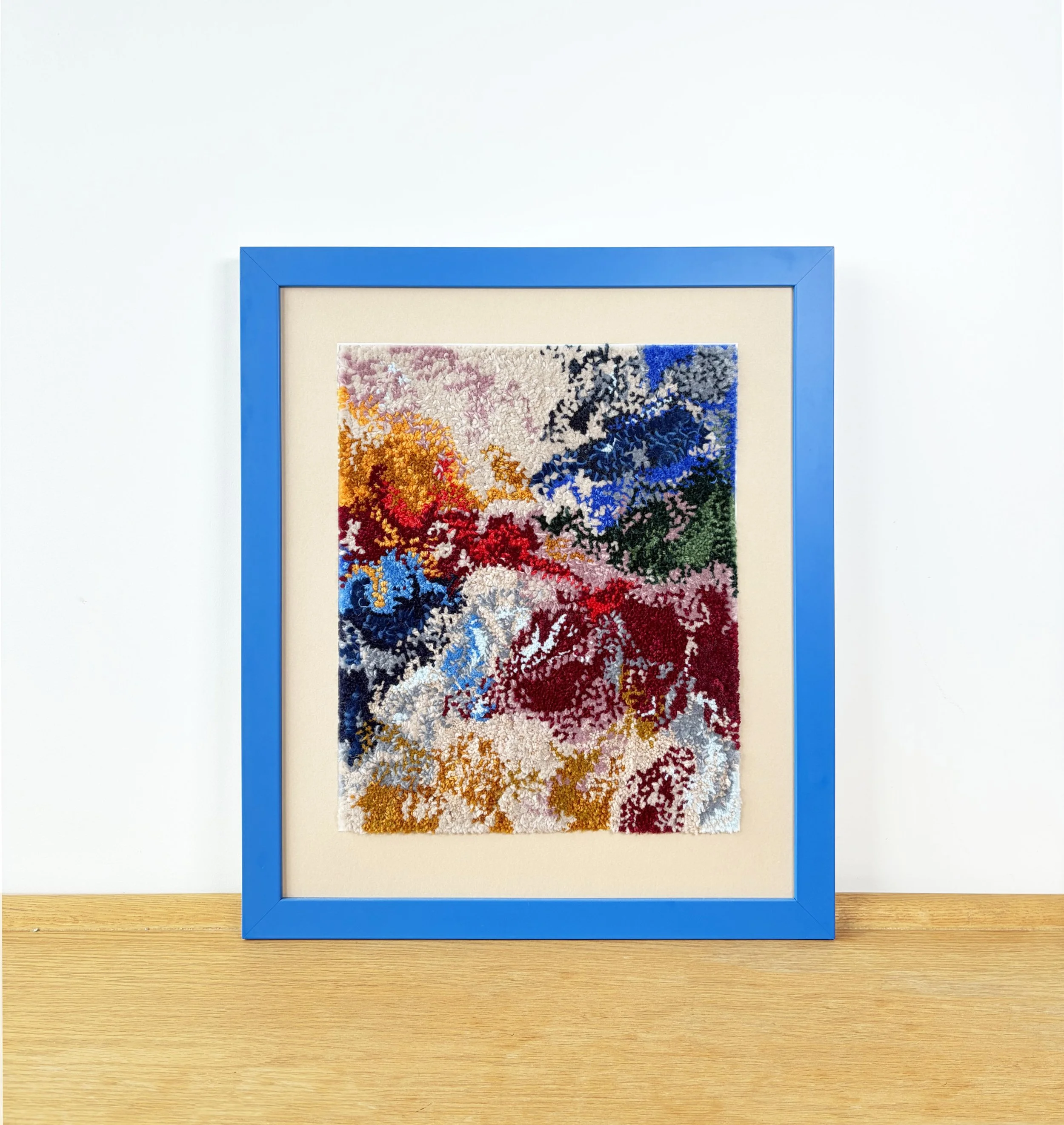 Abstract, 2024 - NZ Wool on Monks Cloth