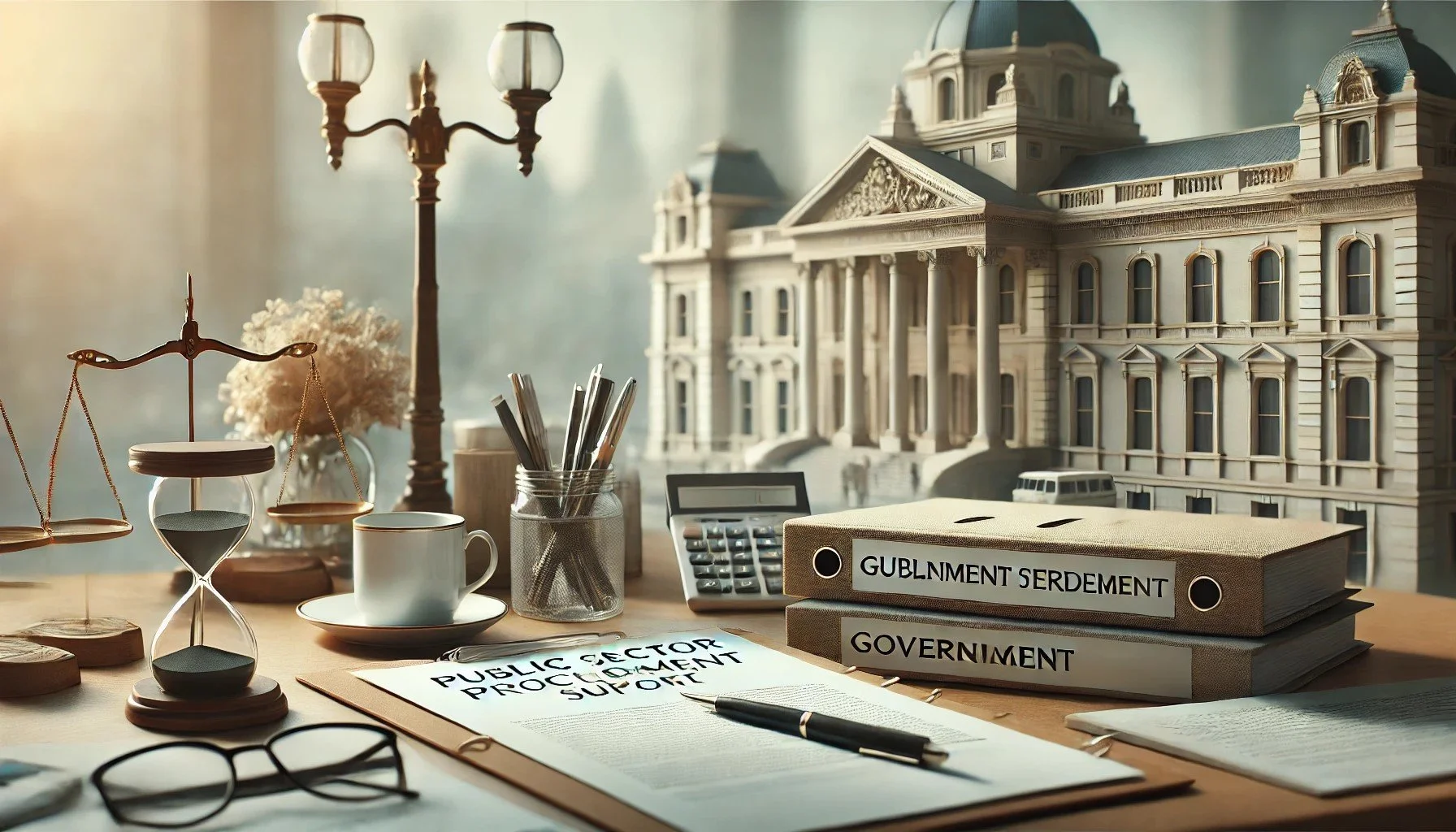 DALL·E 2024-10-31 17.12.29 - A professional header image for Public Sector Procurement Support, focusing on government tendering and contract negotiation. The scene includes a wel.jpg