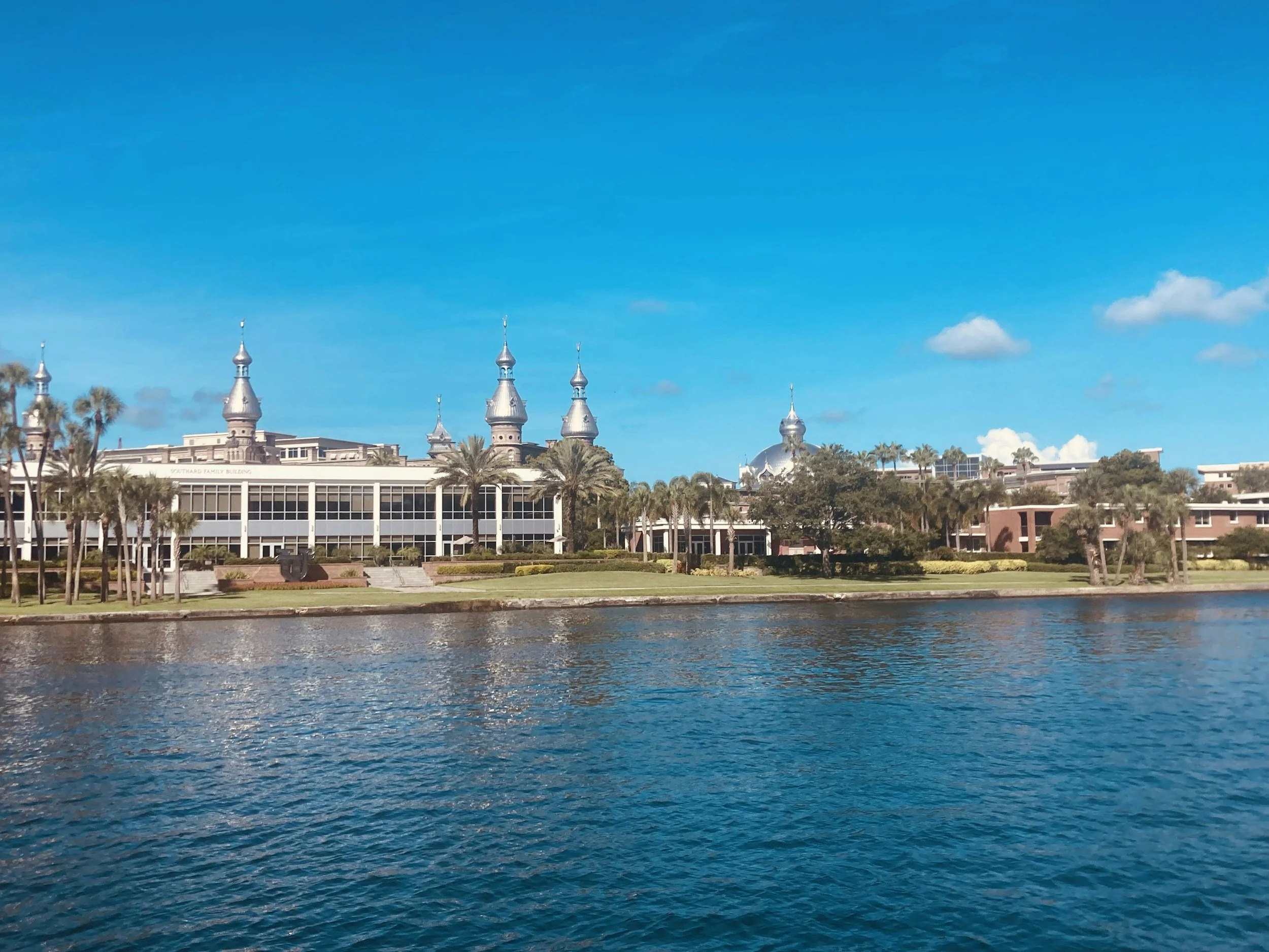 A view of the Tampa skyline across the water, representing the mental clarity and peace achieved through EMDR therapy for clients in Hillsborough County.