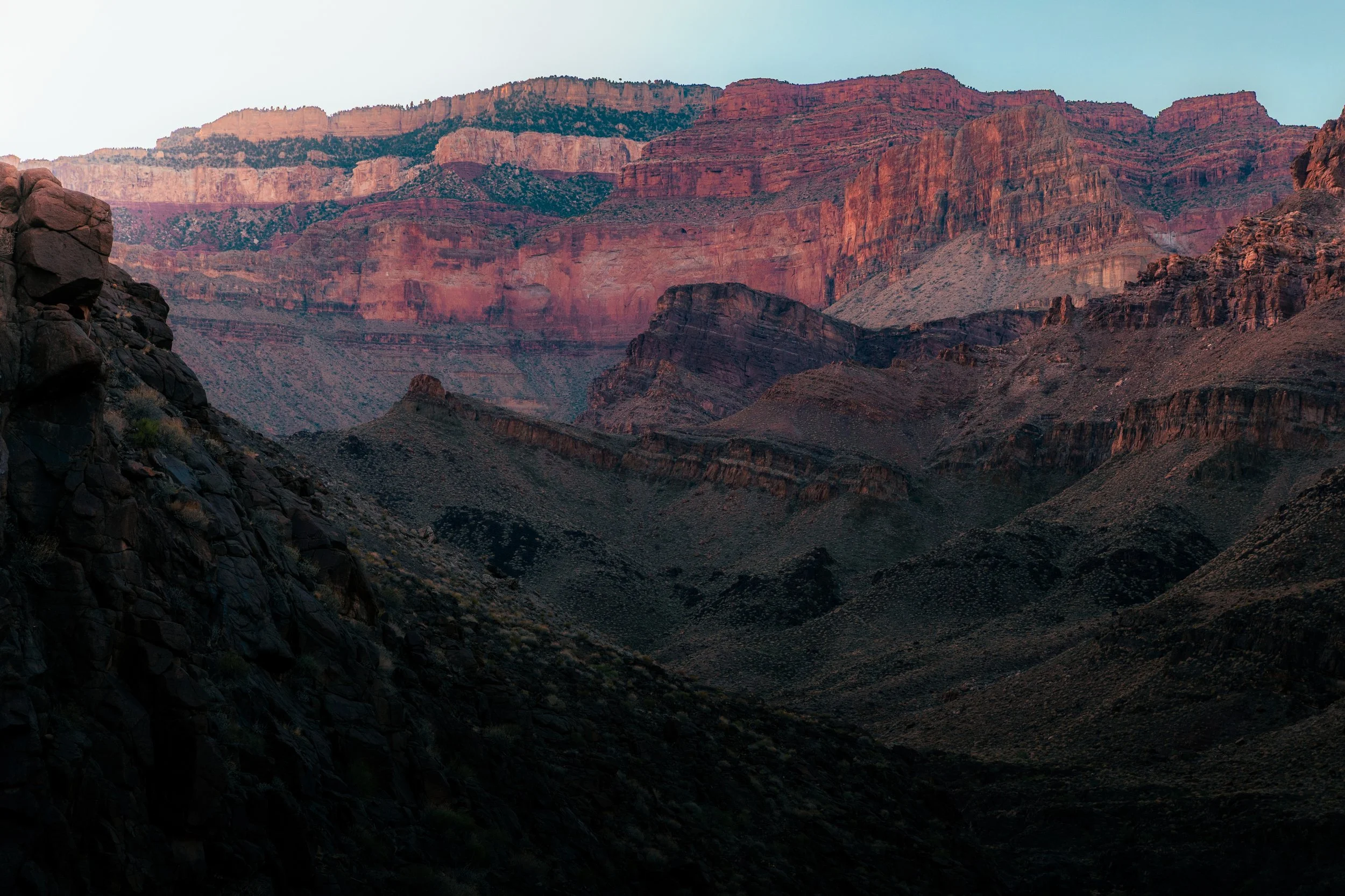 Layers lose Light: Grand Canyon