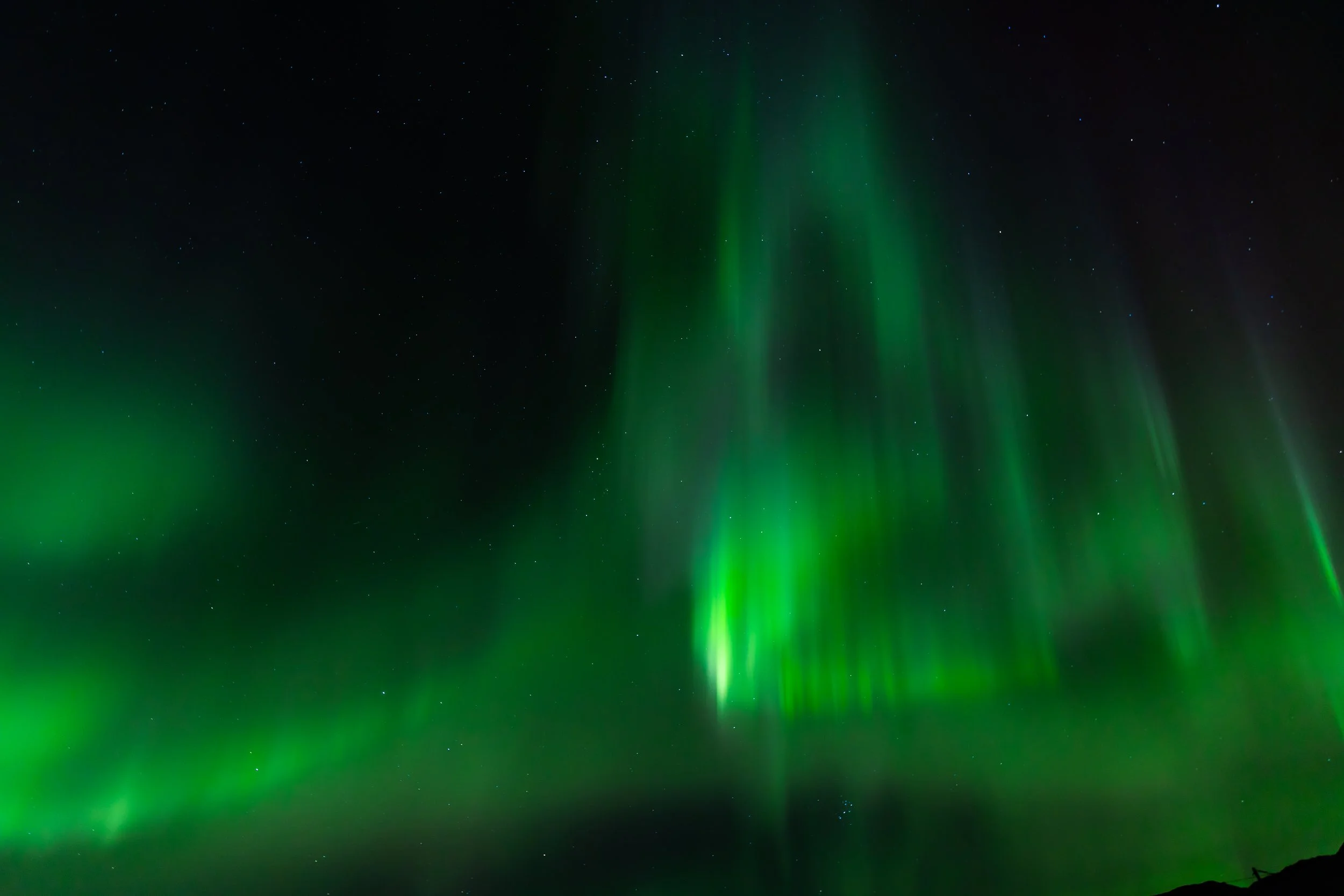 Green Cuts Dark: Alaska Sky