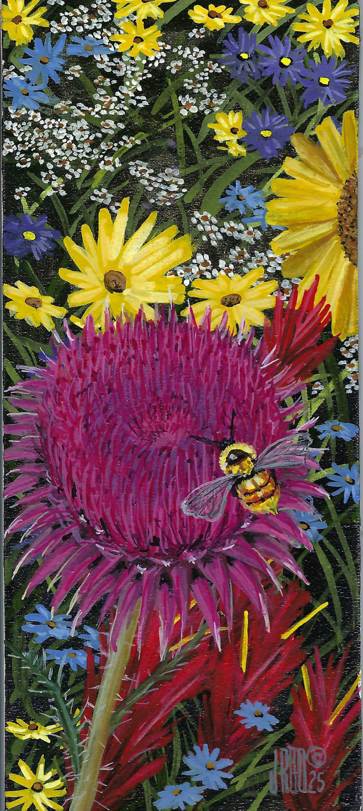 Flowers with Bee