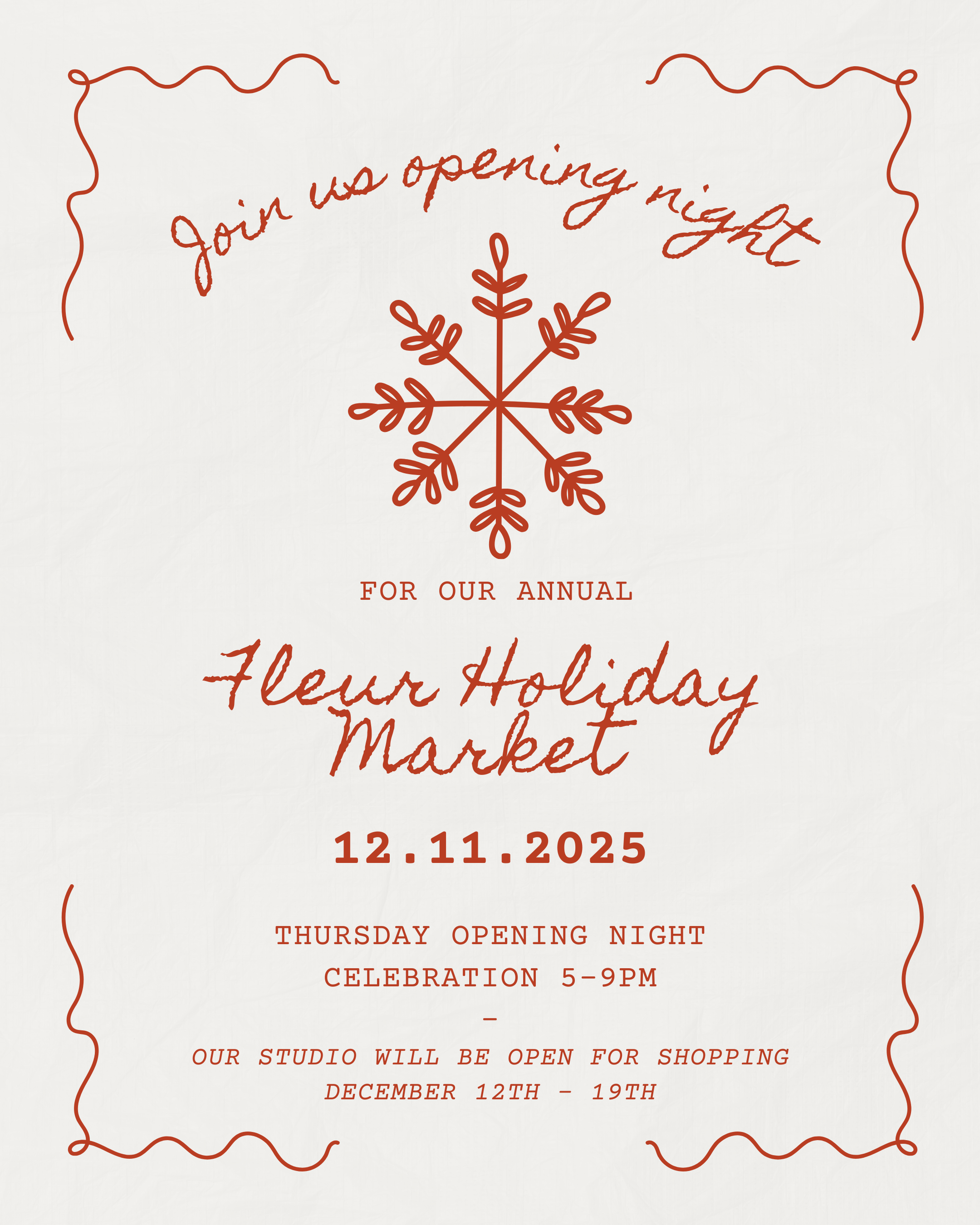 Fleur Holiday Market