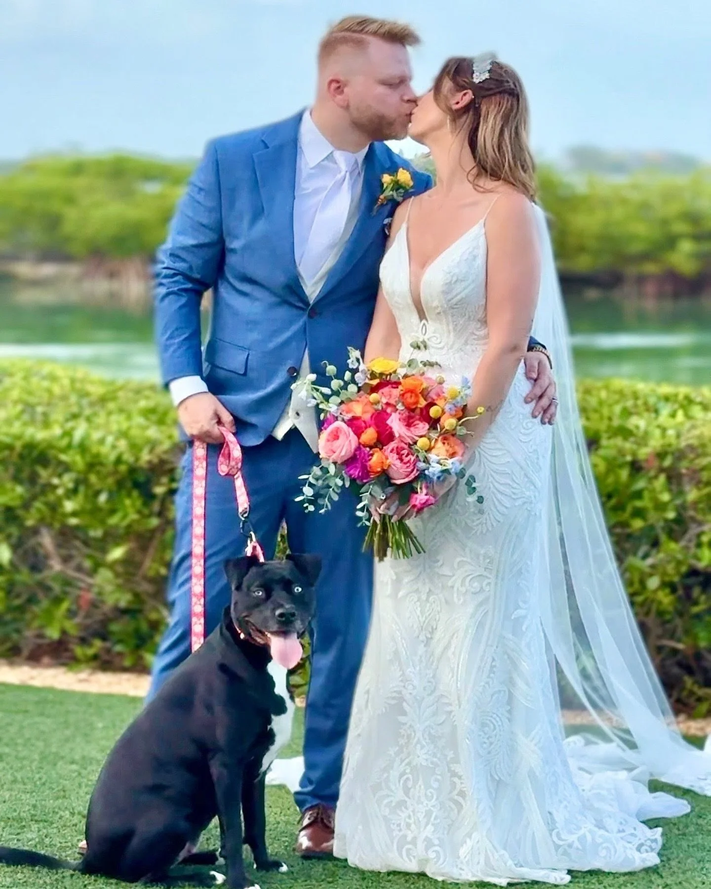 ✨Just Married!✨
Our very own Nikki tied the knot! 💍
Derek and Nikki celebrated their wedding at the stunning Hawks Cay Resort in Duck Key, Florida&mdash;surrounded by their closest loved ones and their adorable furbaby, Nova Blu 🐾🩵🩷🧡💛🤍

From t