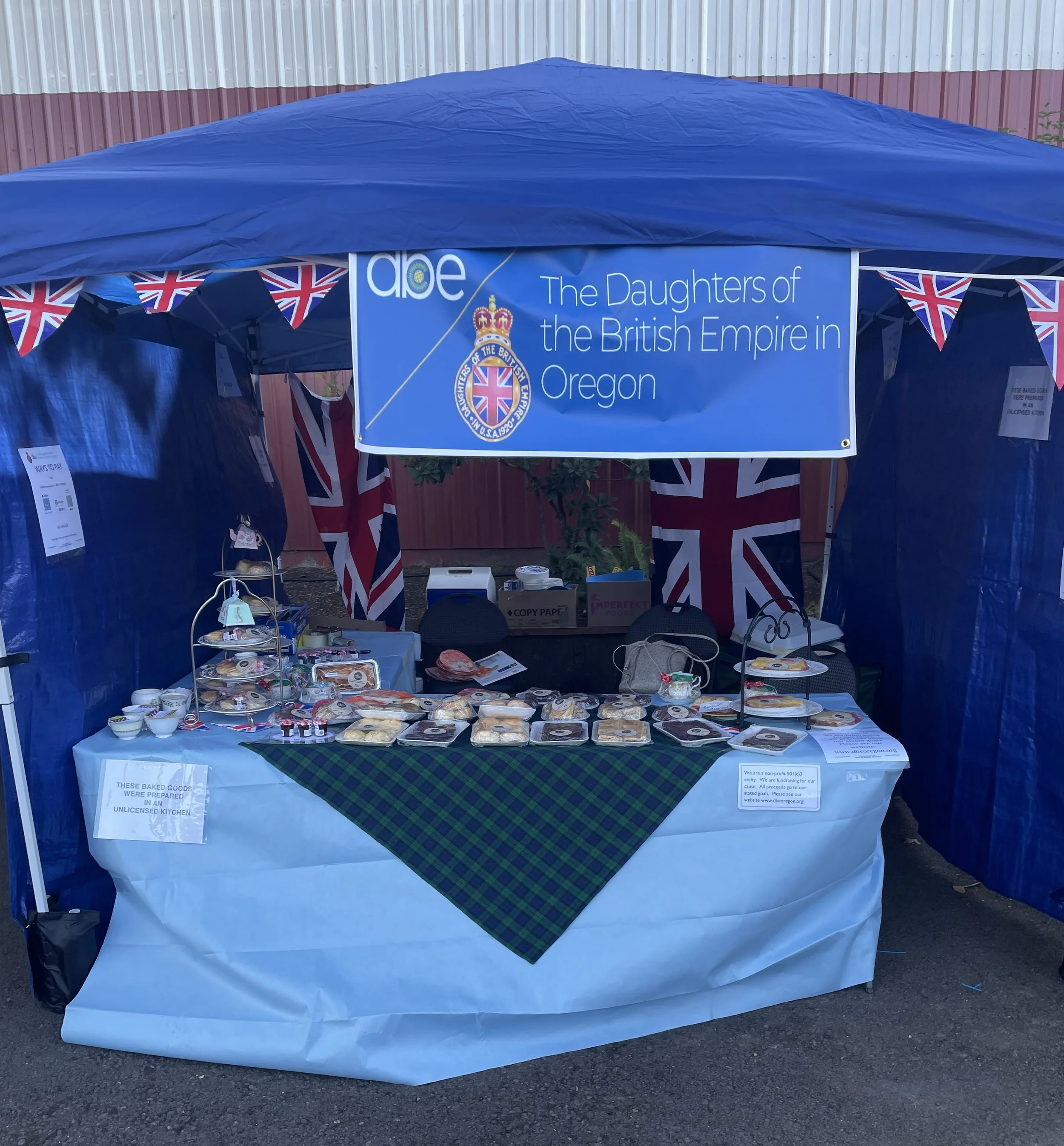 Bake Sale Fundraiser at Celtic Faire