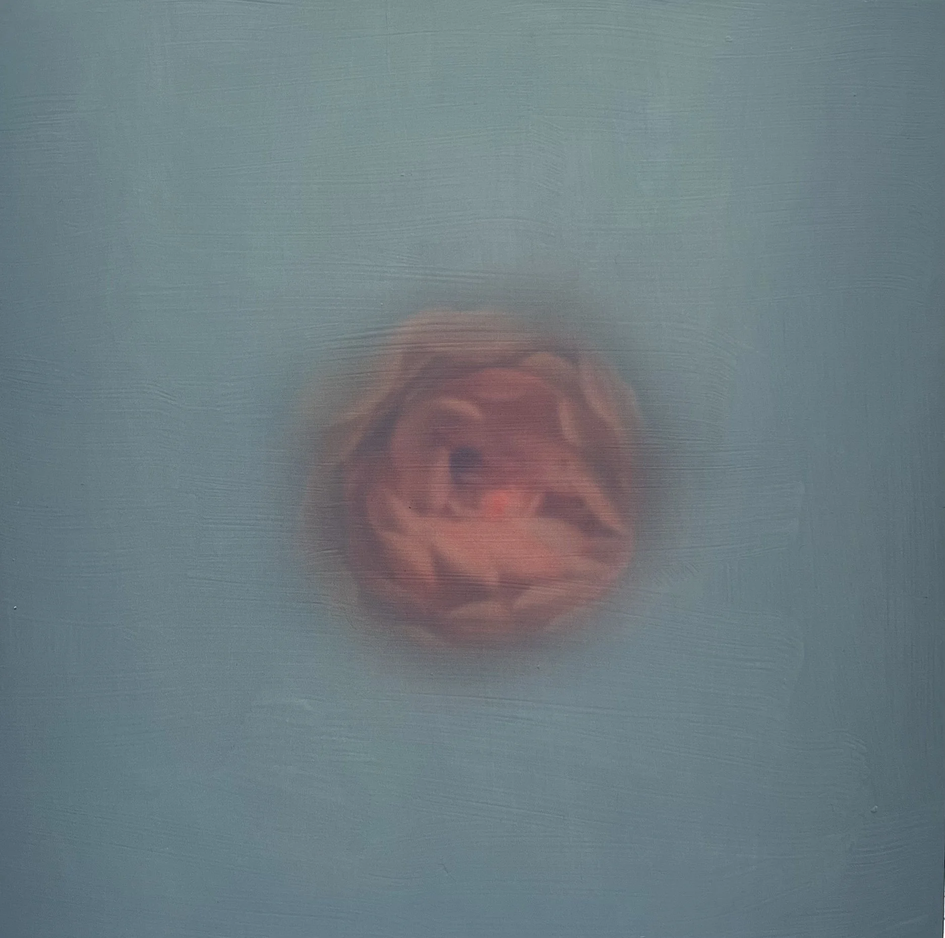 Fragrant Whispers 3 - acrylic and photography printed on gessoed wood, 20x20" 