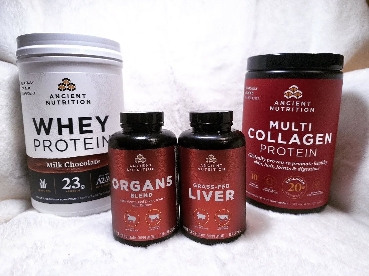 Ancient Nutrition is now in the shop and is here to stay! Currently, we have the whey protein in chocolate, the multi collagen, the organs blend capsules, and beef liver capsules. These are some of the best supplements on the market in terms of conce