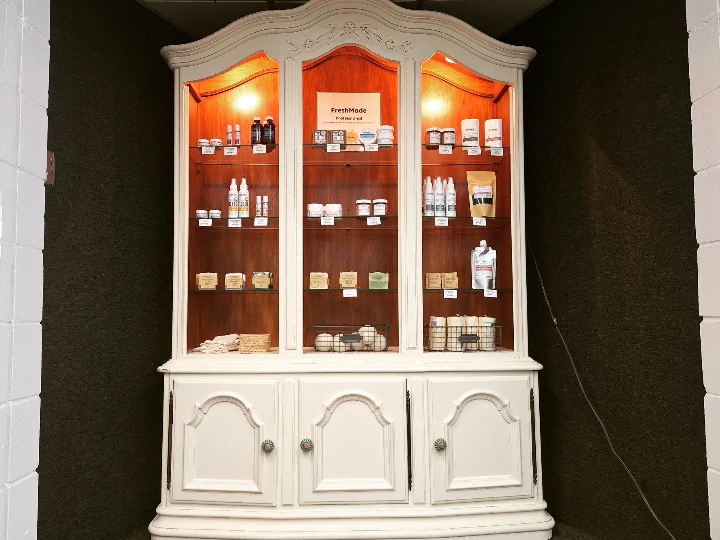 Introducing Freshmade Professional, a local brand and manufacturer, out of Antigo, Wisconsin. Freshmade specializes in clean and low-tox personal care items such as soaps, washes, balms, tallow, tooth powders, and much more! Stop by the shop and supp