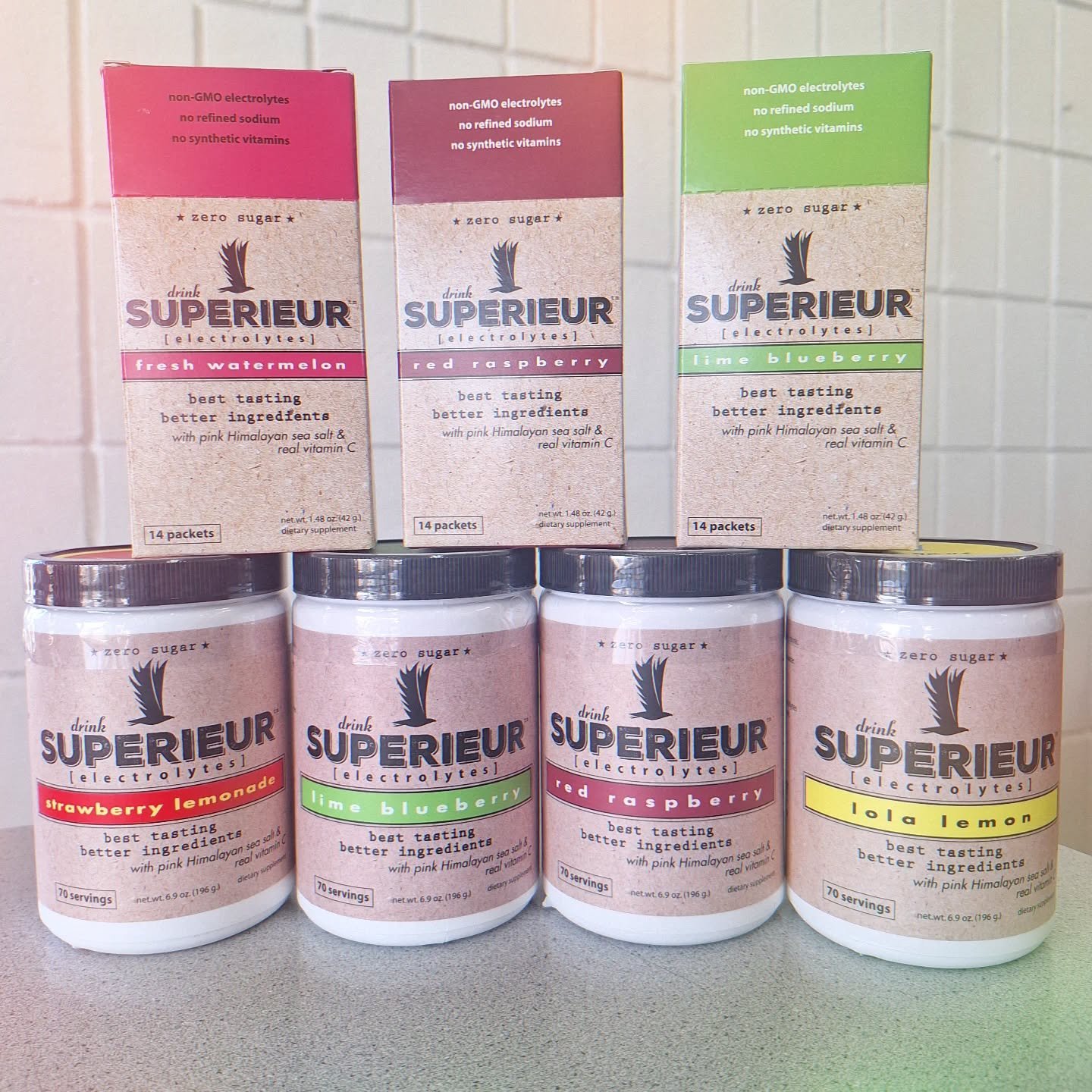 Are you ready for our FAVORITE electrolyte powder to date?? Introducing Superieur Electrolytes, a brand that has real integrity. Superieur uses clean ingredients and is sweetened with genuine Stevia leaf extract. Under the hood, we have pink Himalaya