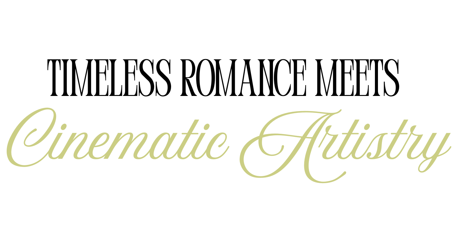 A logo with the text "Cinematic Artistry" in elegant script font with a beige color.