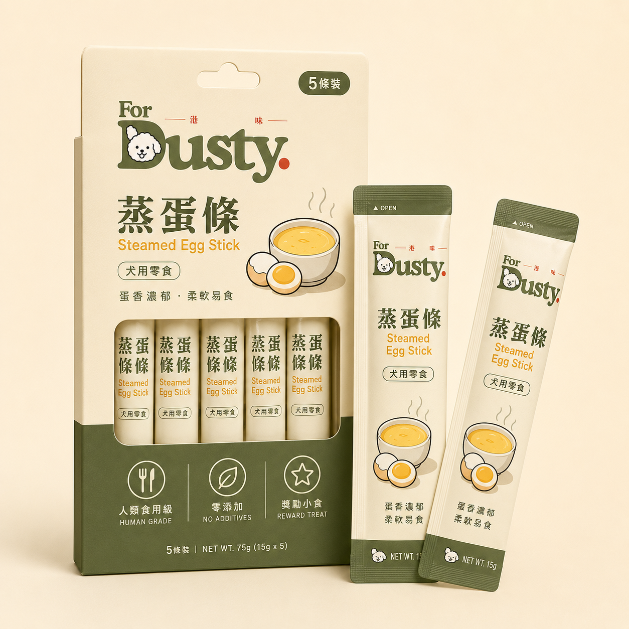 蒸蛋條（5條）