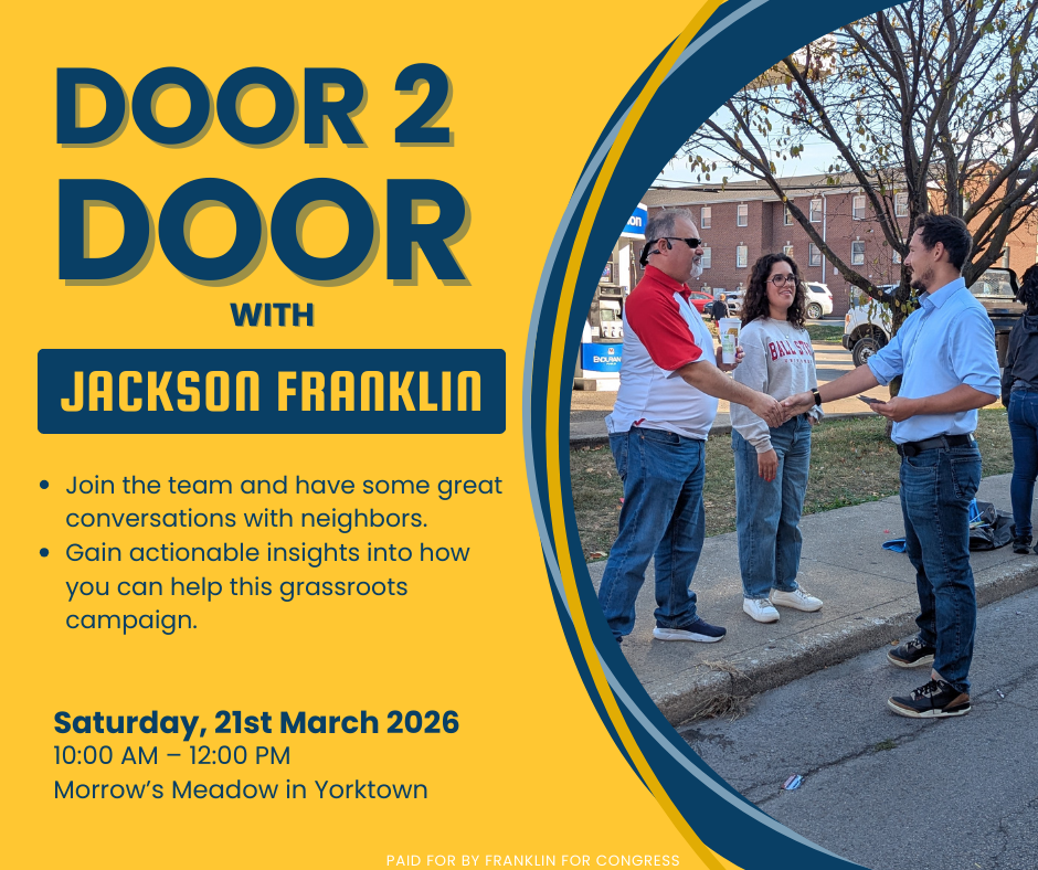 Door-to-door with Jackson Franklin