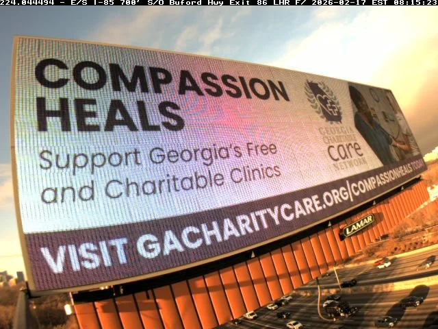 Compassion Heals Campaign Billboard