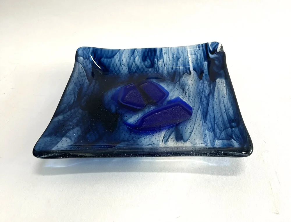 Aventurine Blue Streak Bowl