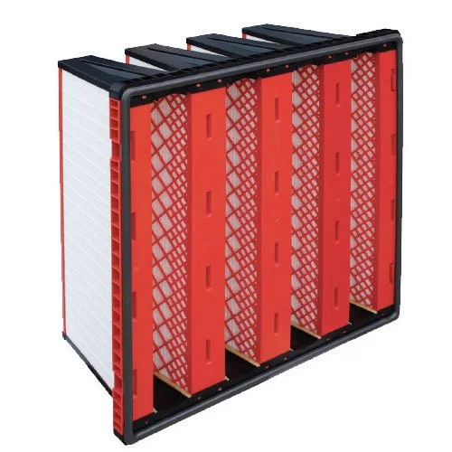 Filtro de aire en V reversible FAIST NRG modelo FV-R eficiencia M6 a H13