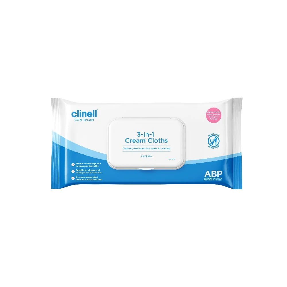 Clinell Contiplan 3-in-1 Cream Cloths