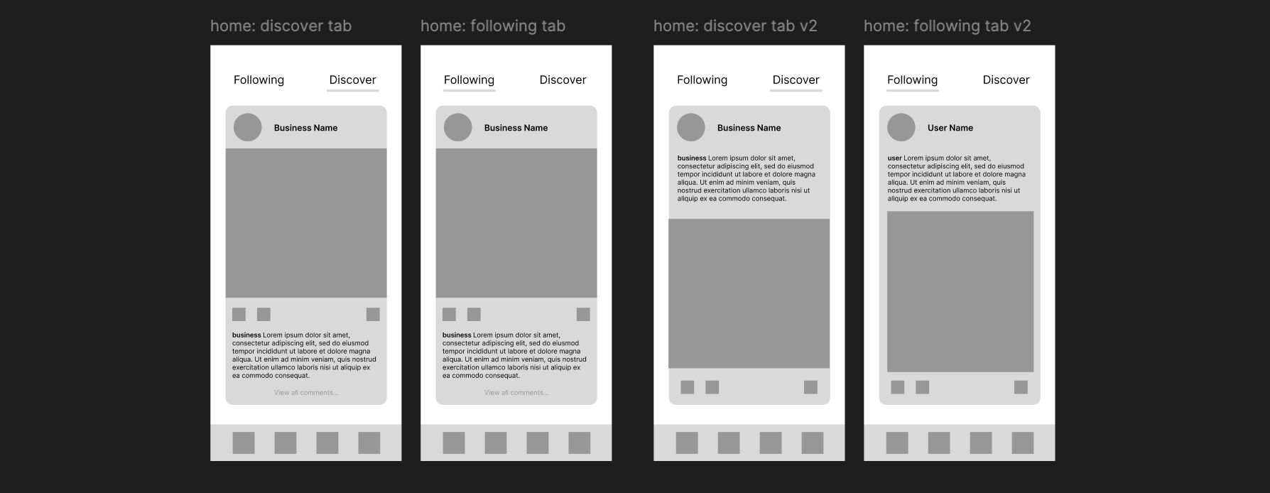 Home Page Lo-fi