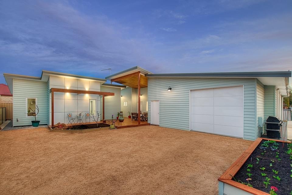 Certified Passive House home with modern coastal design by Wilde Design & Construction in South West WA, featuring sustainable materials and energy-efficient construction.
