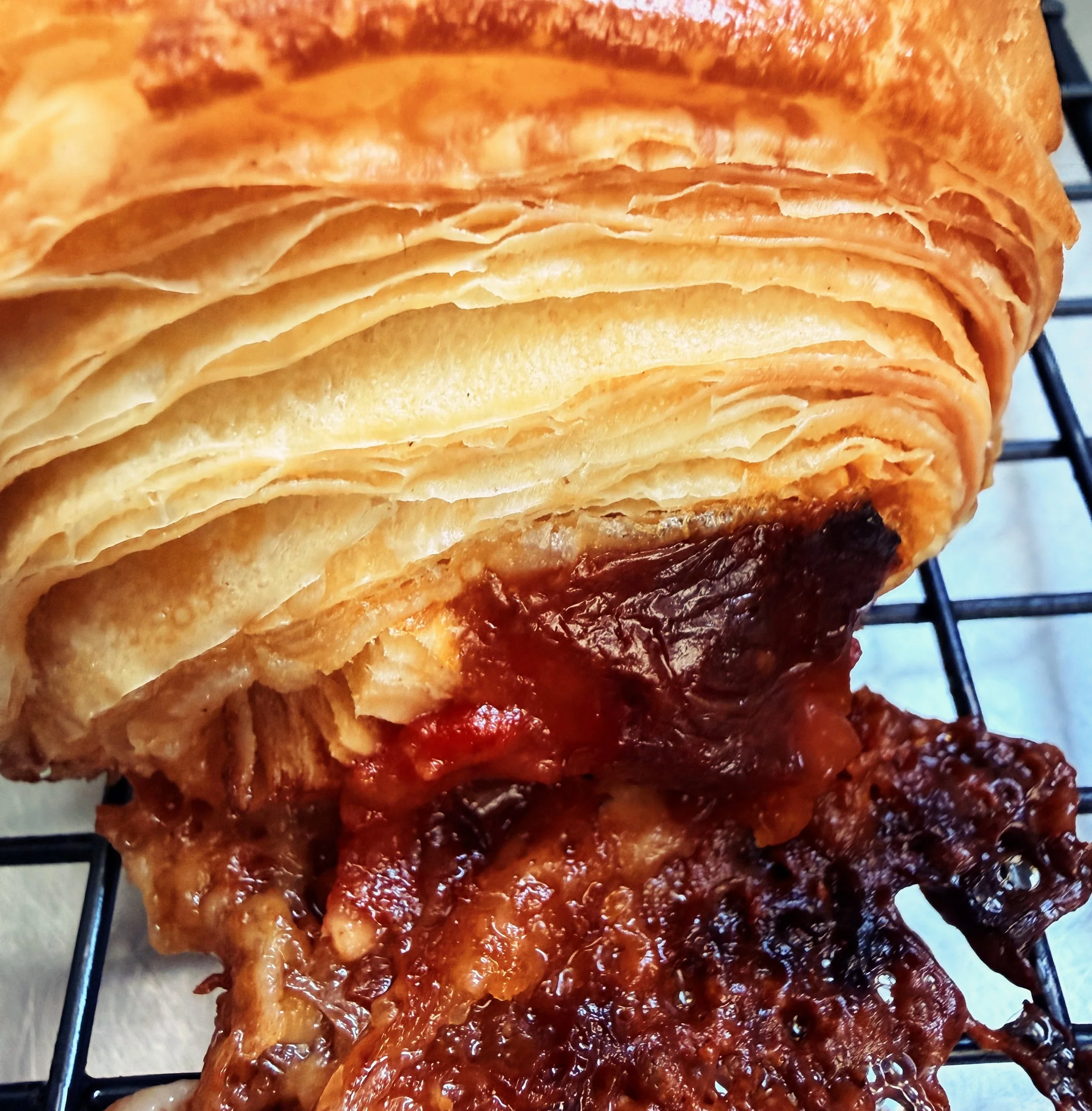 tomato conserva taleggio croissant
