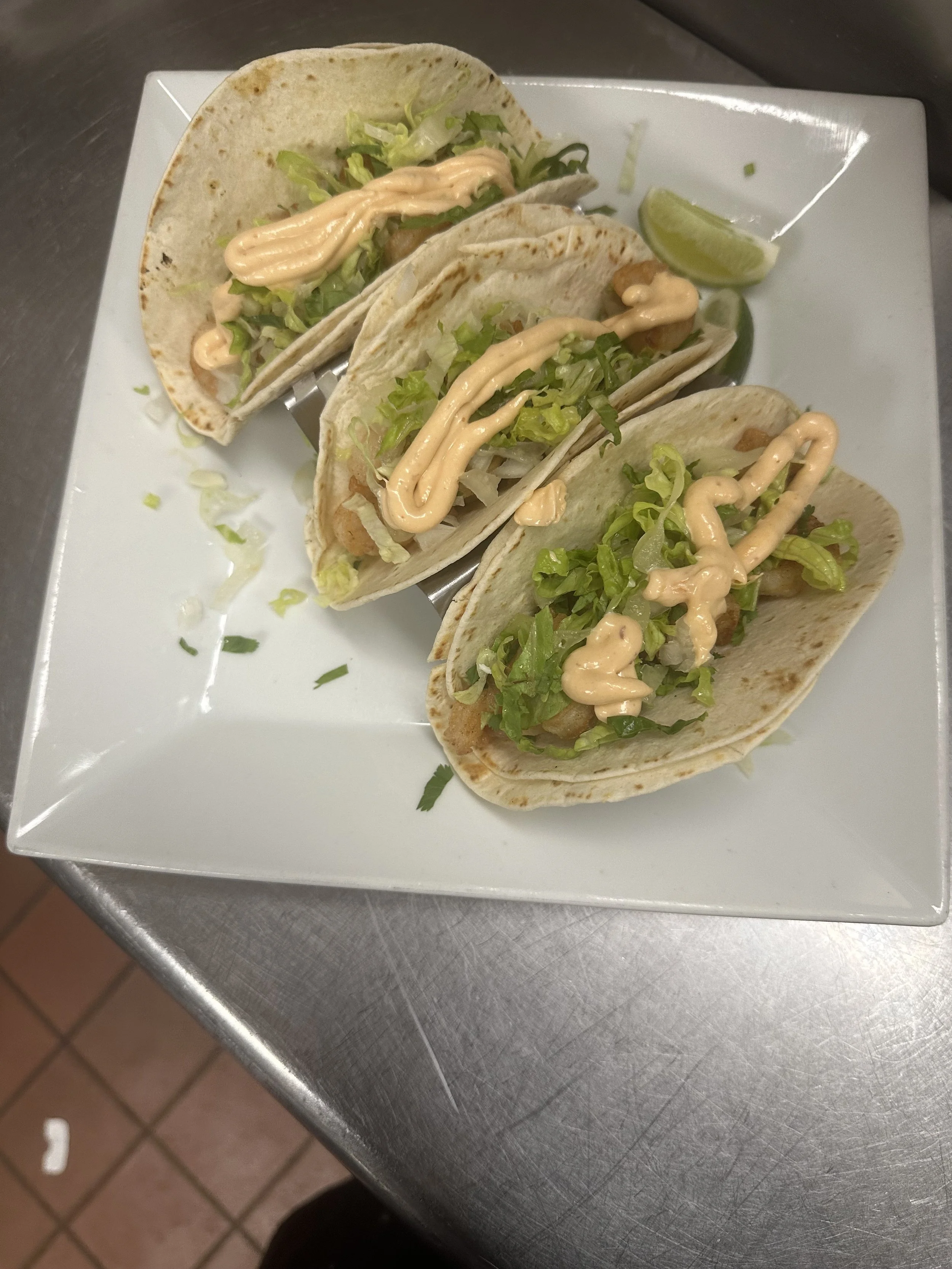 Tacos Mexicanos Camaron