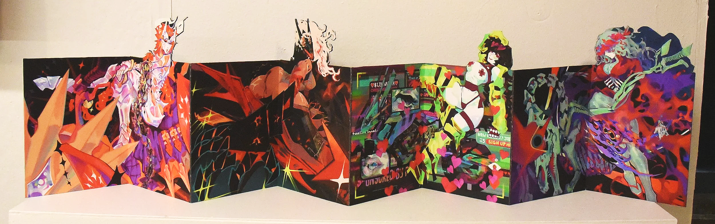 ARTBOOK SPREAD #6 - 64" x 14"