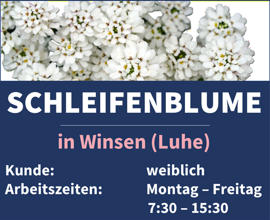 Unser Team Schleifenblume in Winsen (Luhe) sucht neue Persönliche Assistenzkräfte