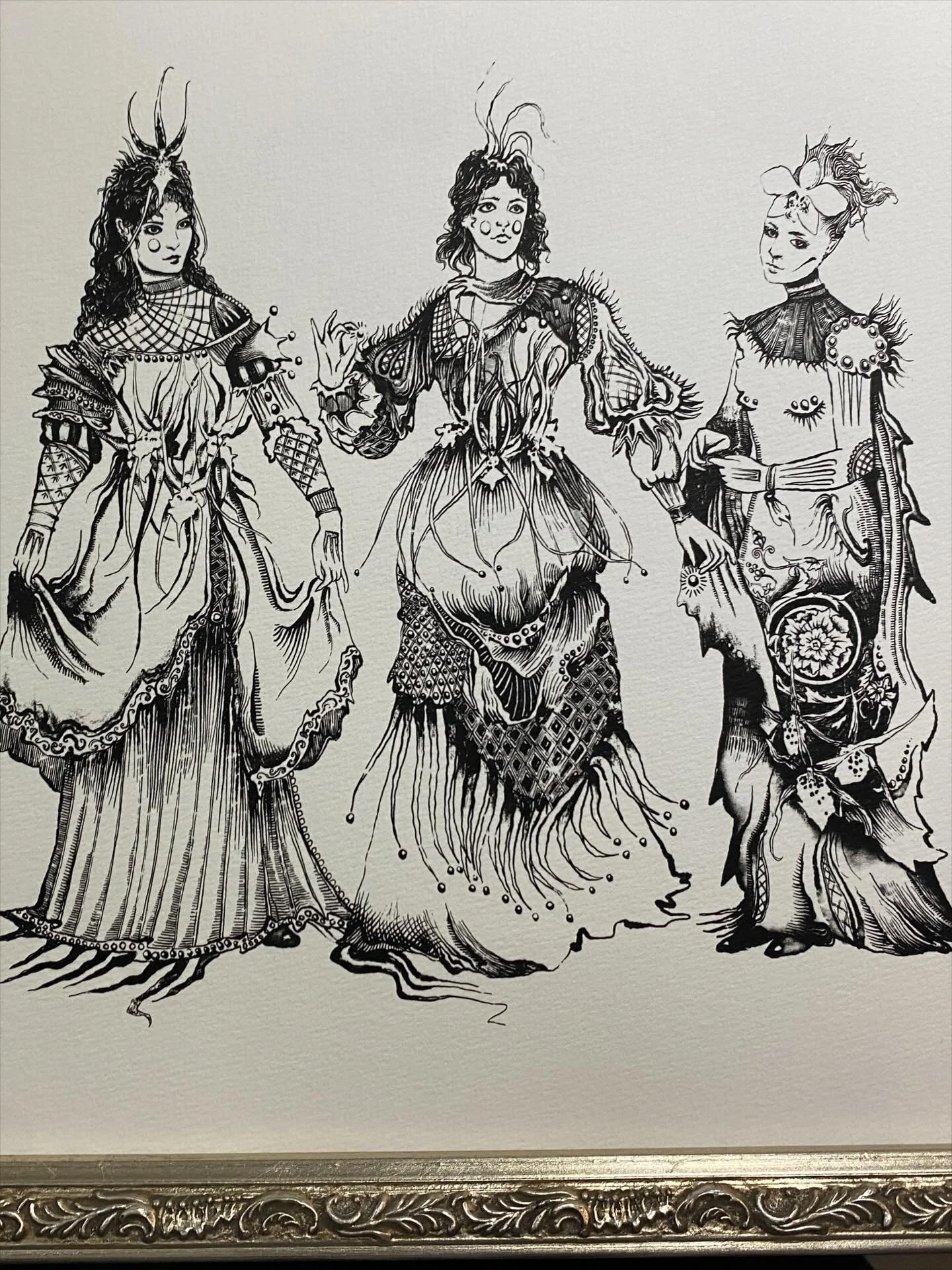 Uploading this again because the original photos were really blurry. 

 This illustration is now available as a print on light grey or white fine art paper in my online shop. I&rsquo;ve been drawing a lot of orchids recently and wanted to draw a seri