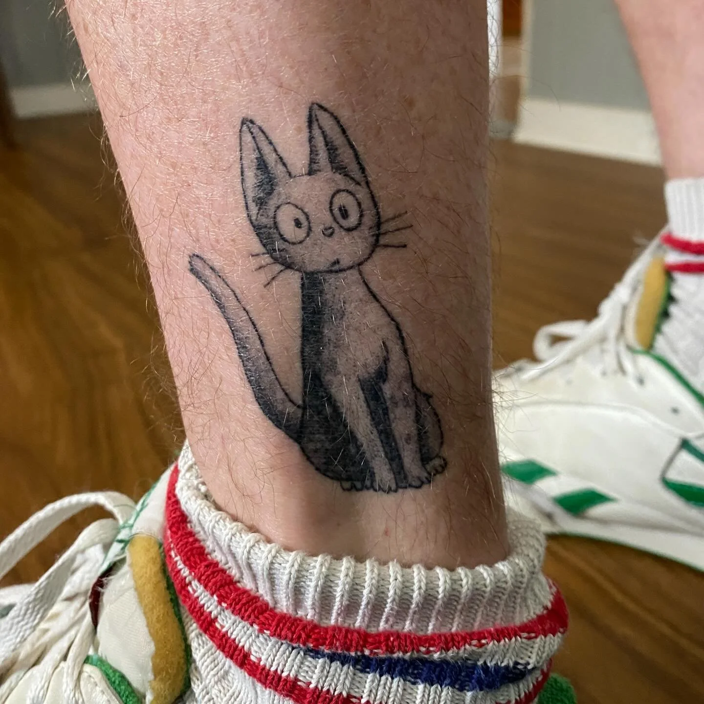 Healed Jiji from Kiki&rsquo;s delivery service 

#brisbanetattoo #ghiblitattoo