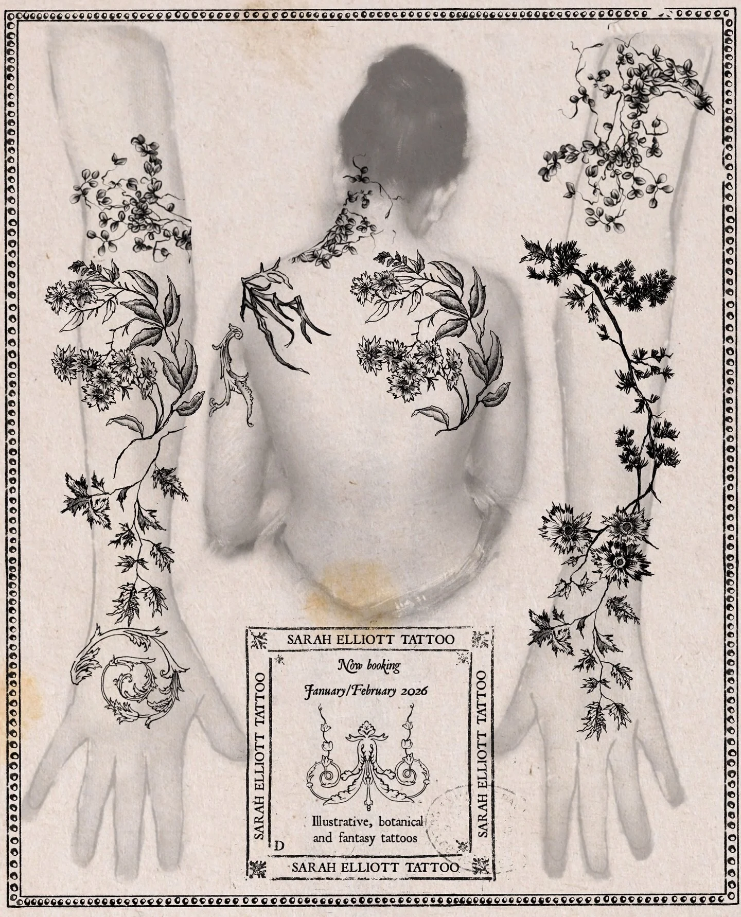 NOW BOOKING 

🖤 Botanical, ornamental and illustrative tattoo flash (via link in bio)
🖤 Custom pieces in a similar style (DM to consult first)
🖤 Studio based in Auchenflower, Brisbane/Meanjin

#Brisbanetattoo #illustrativetattoo #botanicaltattoo #