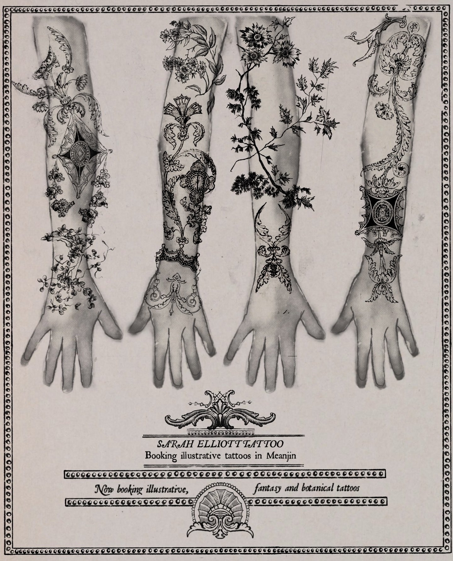 Some illustrative tattoo ideas for your sleeve! Concepts as big as these might seem daunting to start so I recommend breaking it into smaller sessions to get started. Booking a shorter appointment (Tier 2 for example) is enough time to start some kin