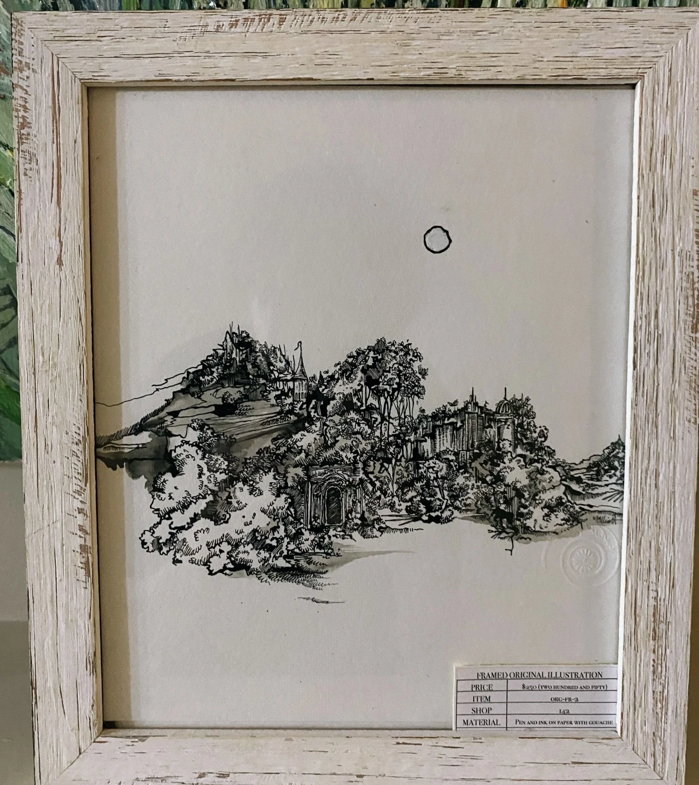 Details from a recent ink drawing. 

I wanted to sketch a castle embedded into a hill but ended up illustrating something that looks closer to ruins. 

The original drawing is available for sale at @vendmarketplace and prints are available online in 