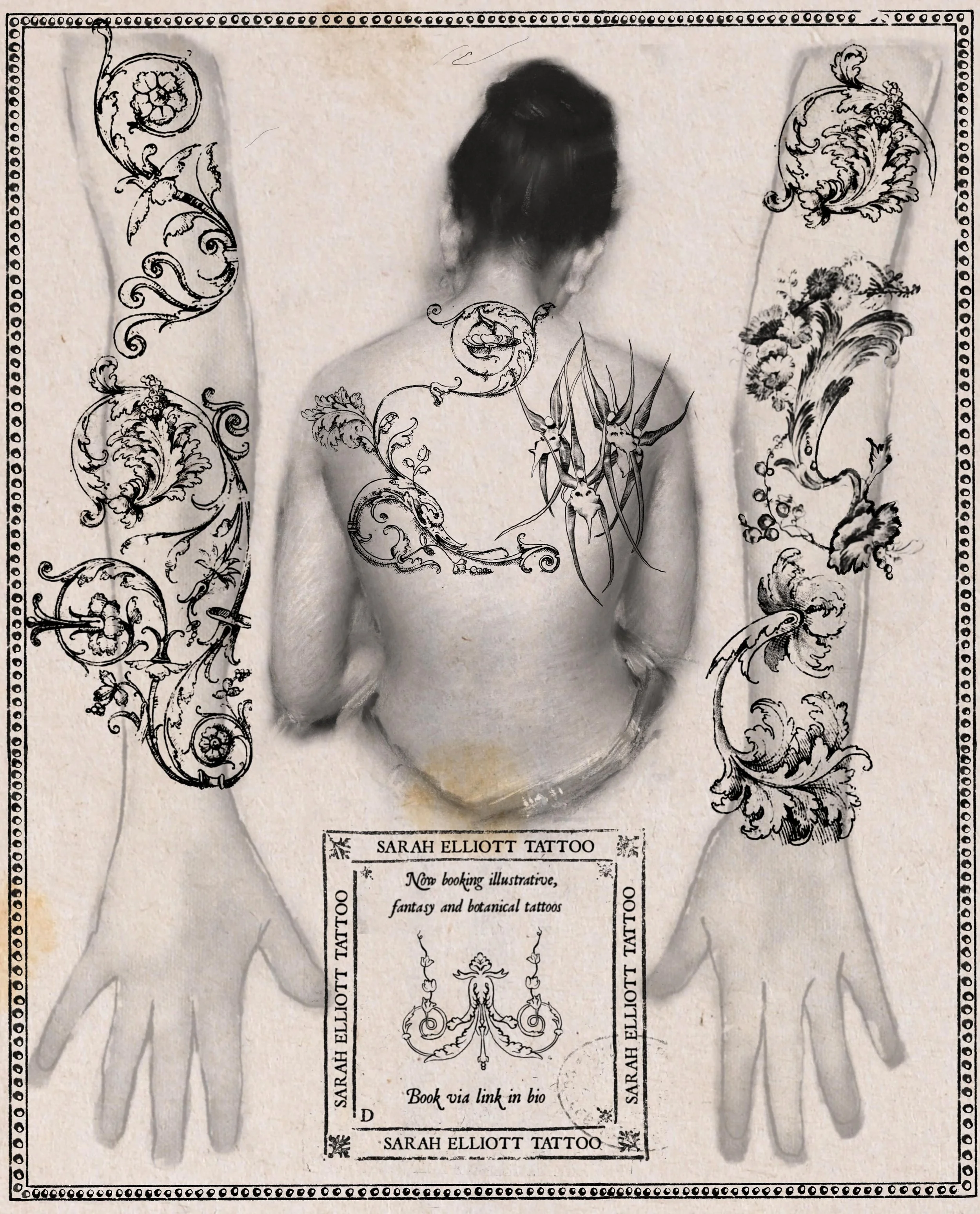Some ideas for your next tattoo! I&rsquo;ve mixed in some historical illustrations here that are available in the public domain-if there&rsquo;s any you&rsquo;d like more info about please shoot me a message. 

🤍 Books open 
🤍 Private studio in Auc