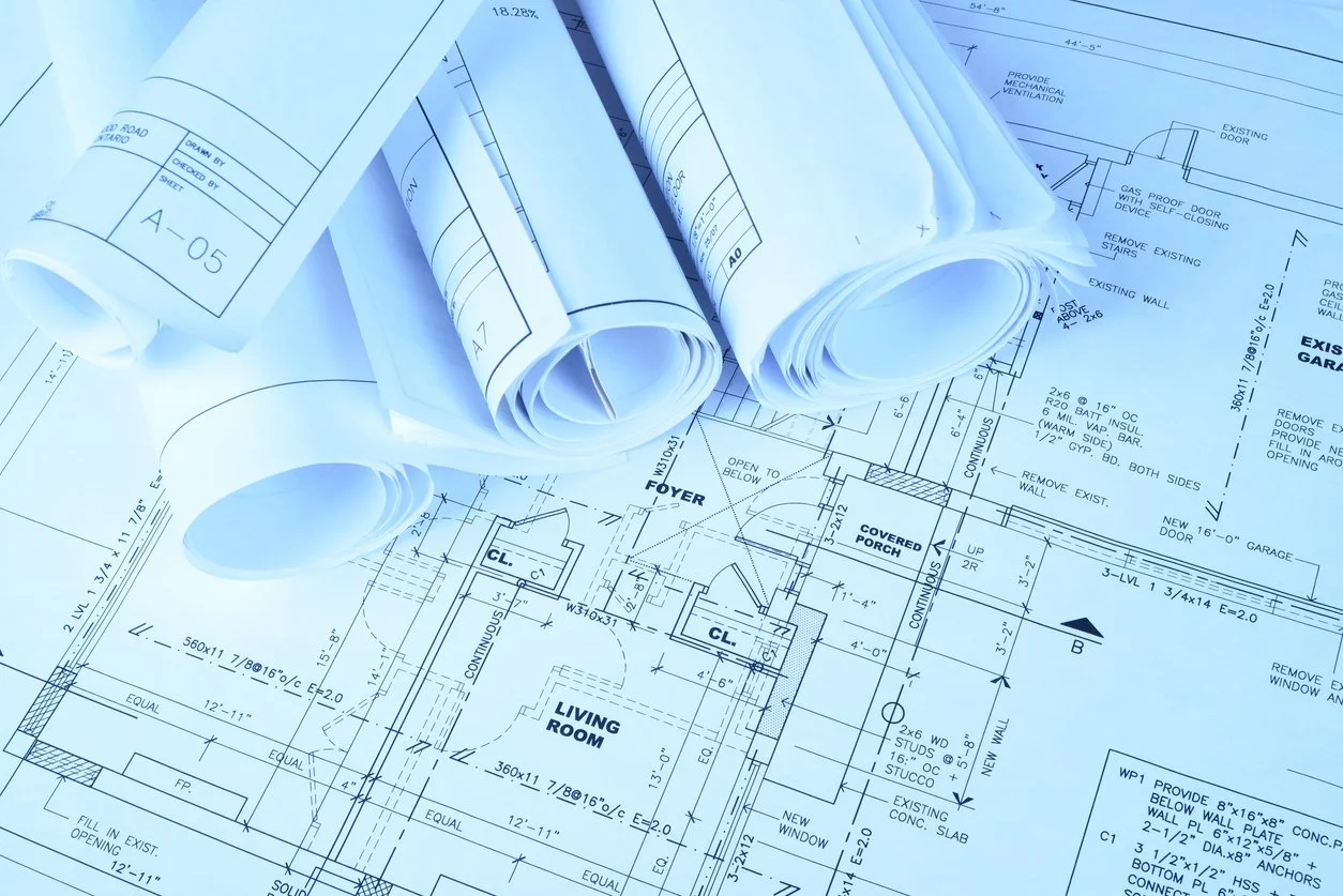 As-builts, Blueprints, Residential Design Drafting, Red-lines, Contract Drawings, Extension Plans, Addition Plans, Submitting Building Plans