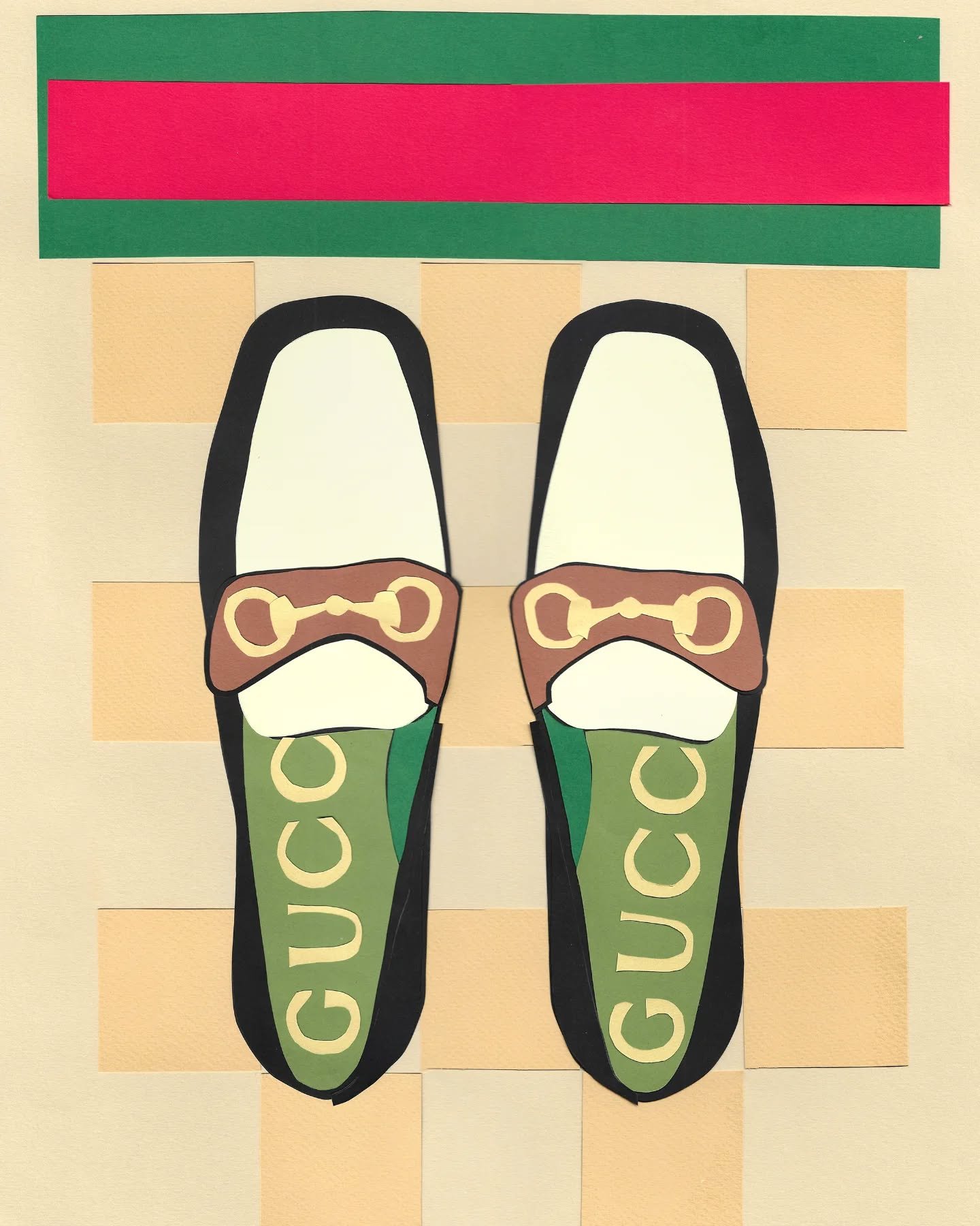 Papercut Gucci Loafers.

#shoeseries