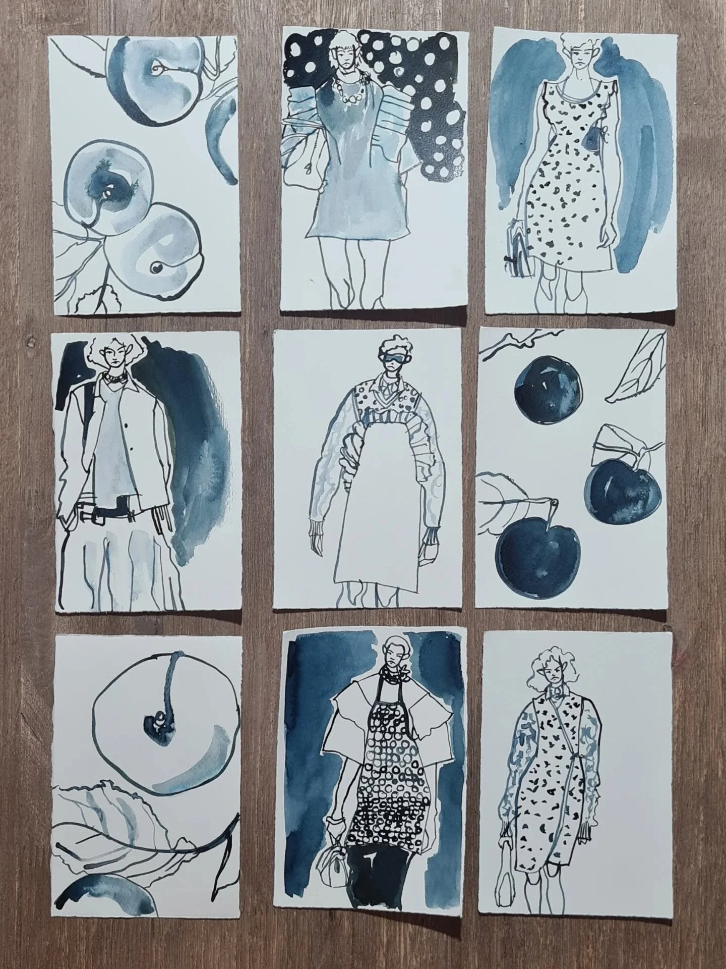 Teaming @miumiu with wintery navy plums.....because why not. 

*insert a selection of key words to make this searchable because hastings no longer work and this is pretty much invisible. Miu Miu, fashion collection, Fashion drawing,  Edinburgh, Illus