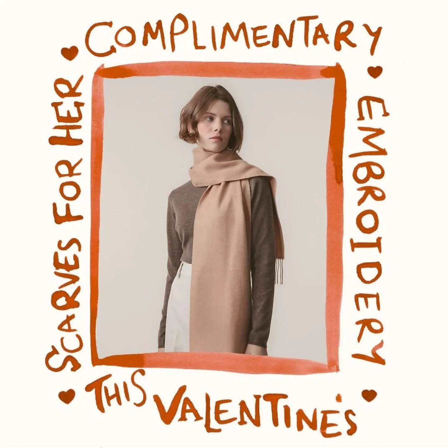 Kiltane Valentine&rsquo;s Day Promotional Copy 🧡

Hand brushed lettering

#scottishbrands #handwriting #knitwear #kiltane #valentinesday