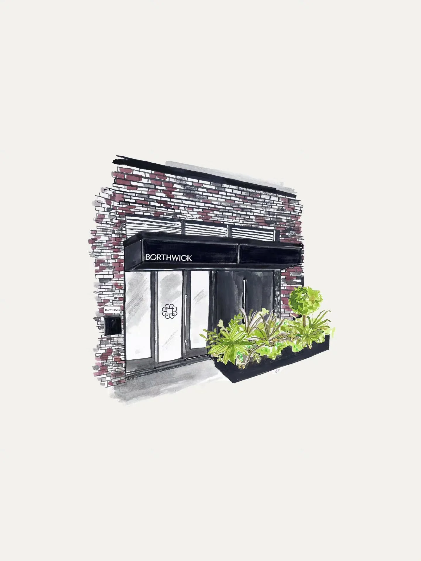 Recent illustrative work for @borthwick_scotland to celebrate launch of their gorgeous new Borthwick Craft House 01.09.26. 

Go and take a look, lots of exciting things in the works.

#craftsmanship #madeinscotland
