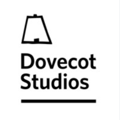 Logo for Dovecot Studios with an abstract dove and the text 'Dovecot Studios'.