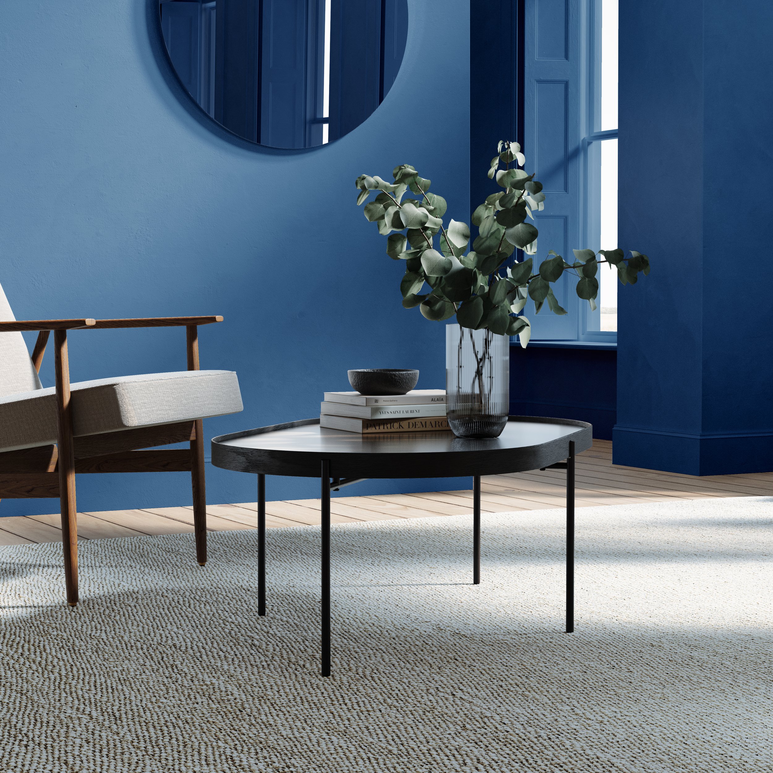 Boujee Blue by The Pickleson Paint Co. A bold designer blue that really makes a statement.