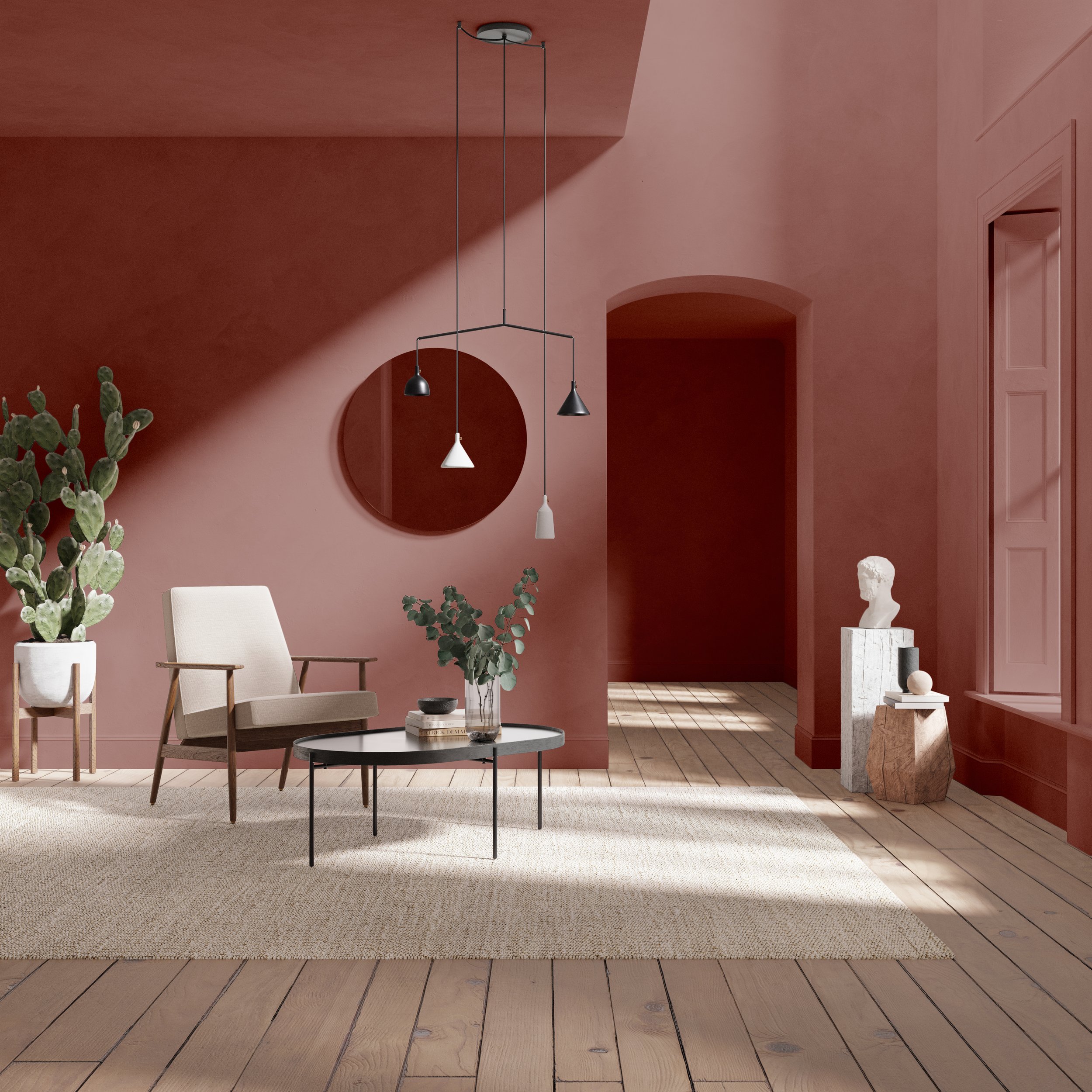 Filthy Terracotta by The Pickleson Paint Co. A bold terracotta for striking spaces.