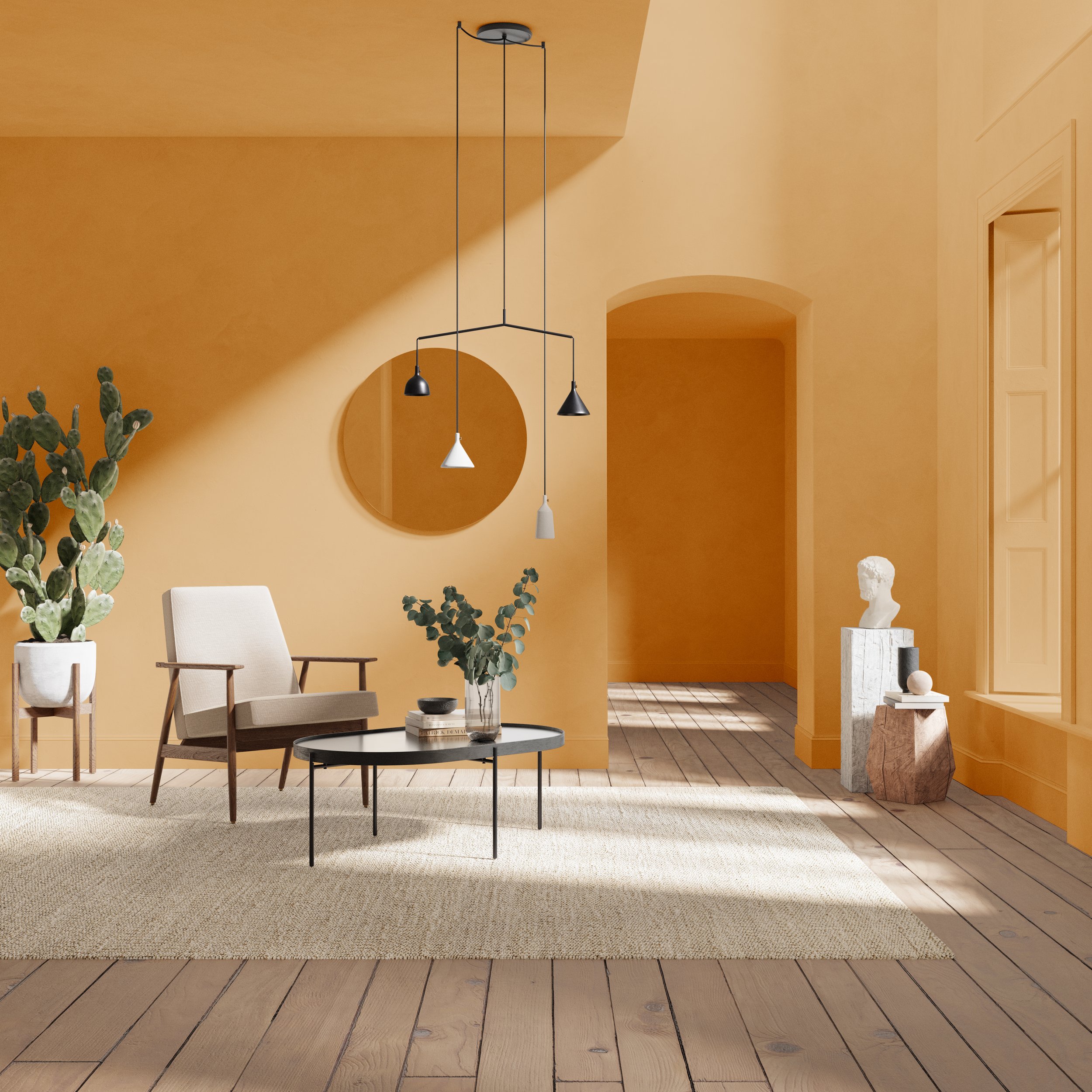 Cicchetti Yellow by The Pickleson Paint Co. A lively yellow that turns orange in the sun.