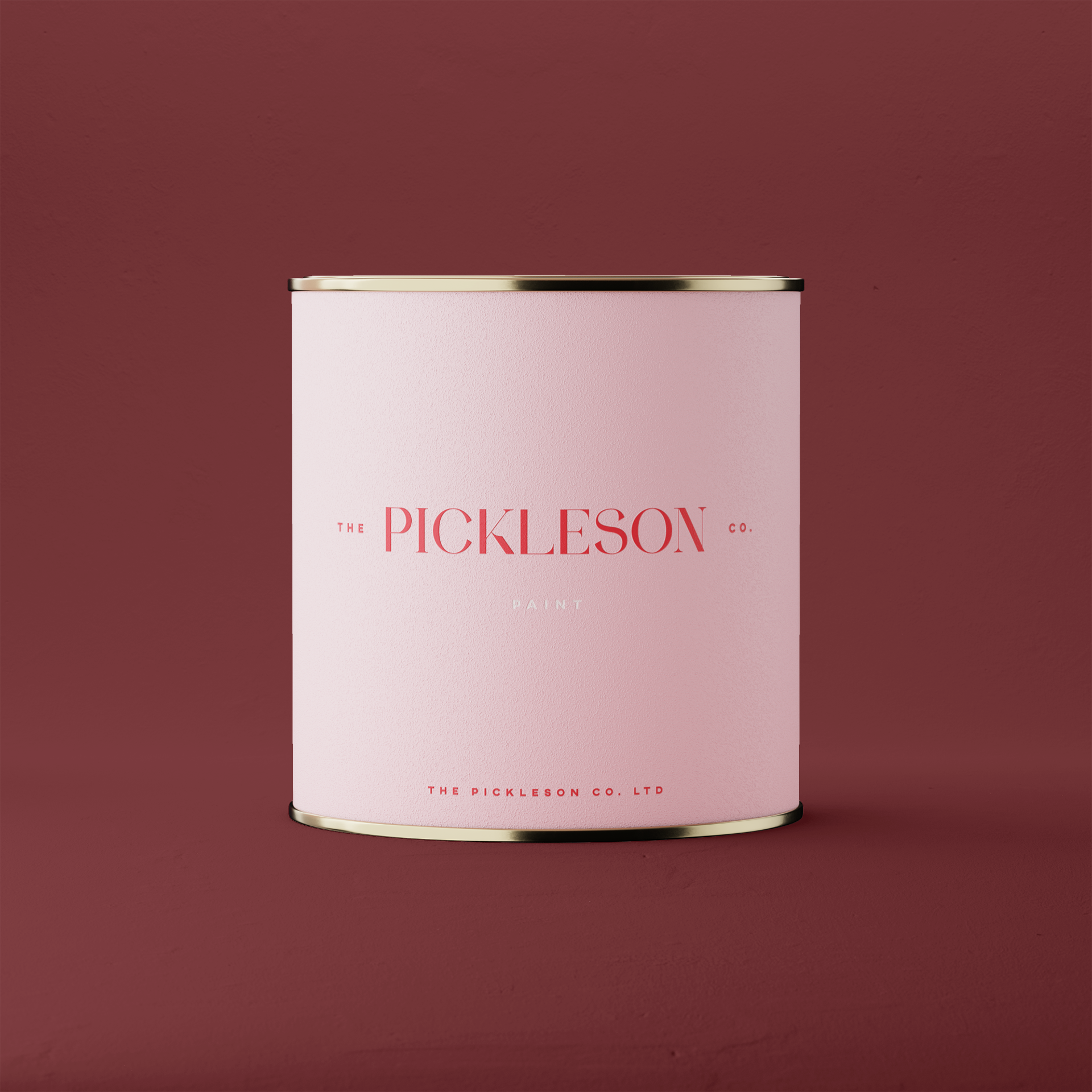 Ned Red by The Pickleson Paint Co. A deep, warm red with a sense of class.